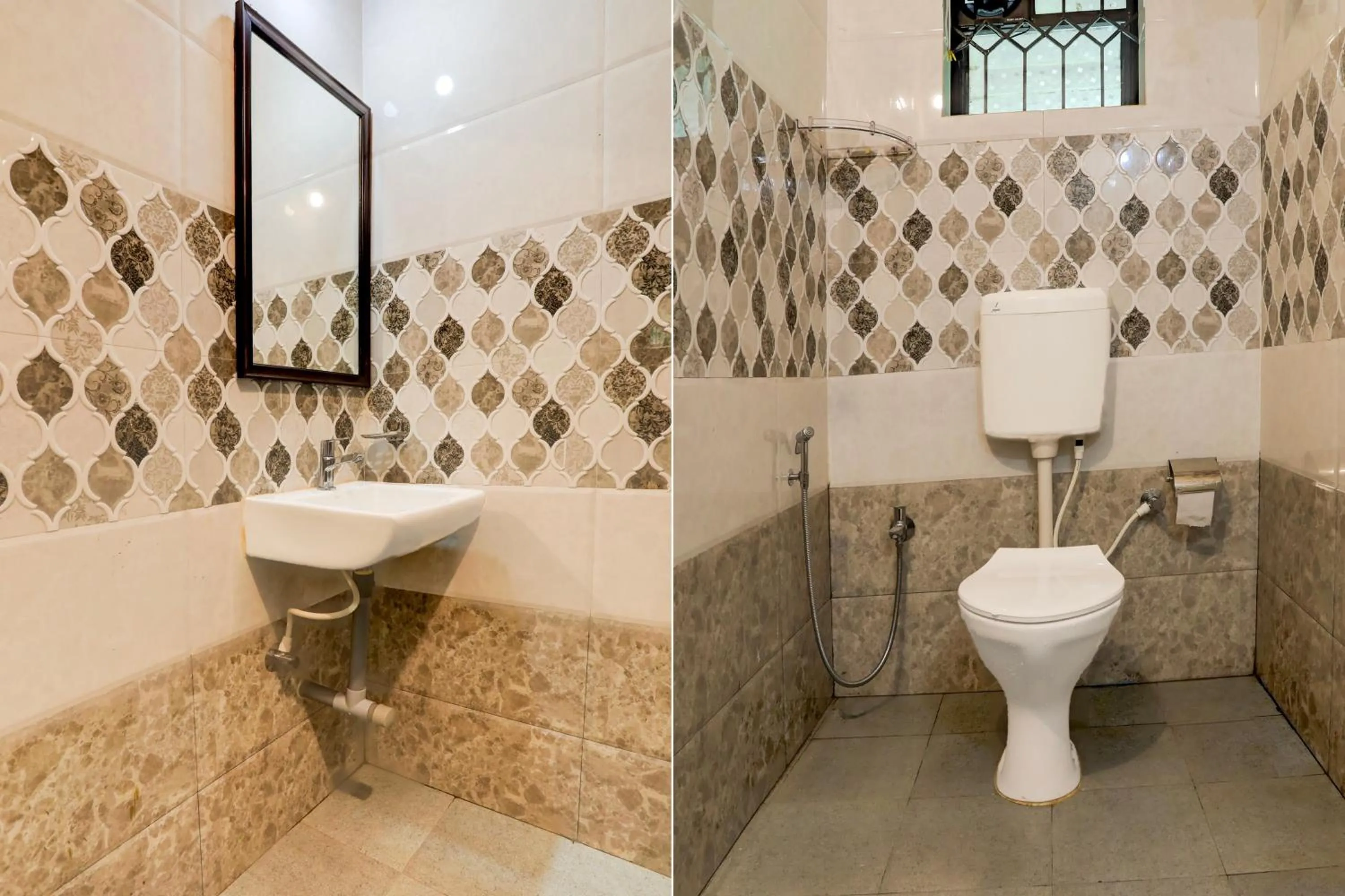 Bathroom in Hotel O Aqua Service Apartments