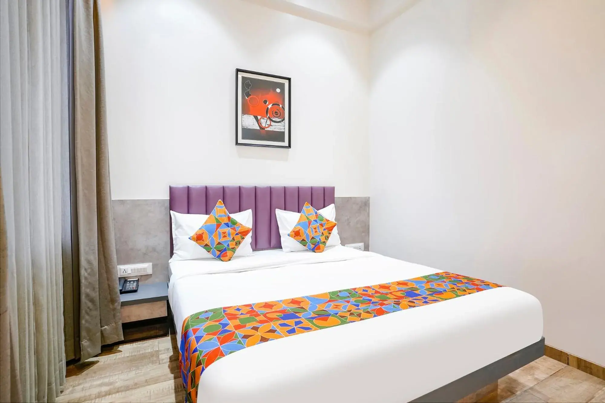 Deluxe Room - single occupancy in FabHotel Global Spaces - Nr NESCO Exhibition Center Deluxe Room - single occupancy in FabHotel Global Spaces - Nr NESCO Exhibition Center