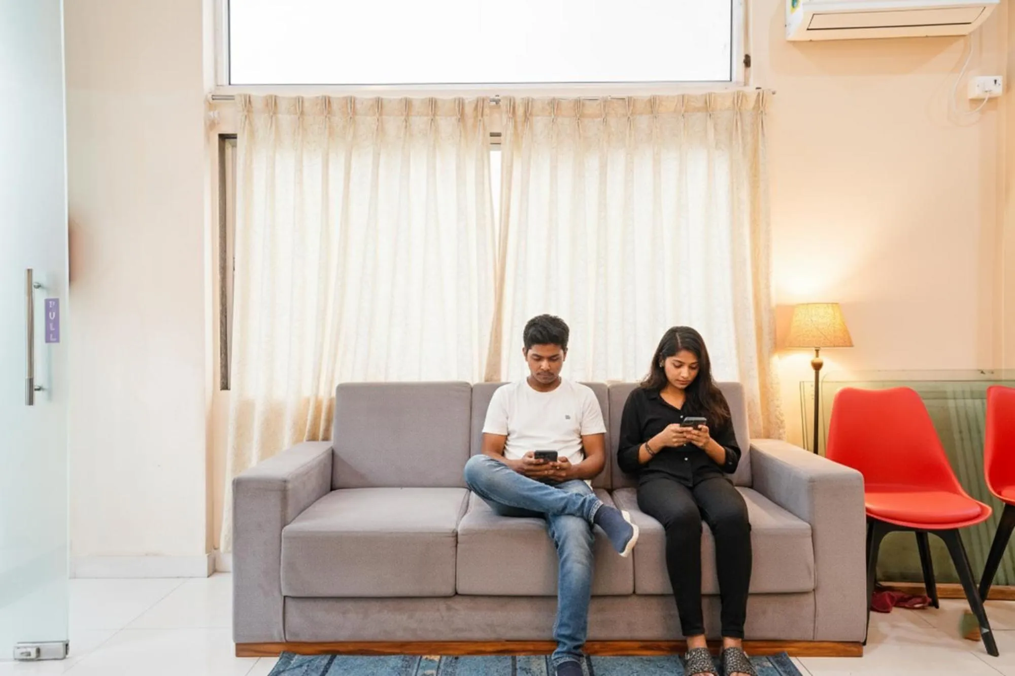 Seating area in Via Sunset Residency - Nr Apollo Hospitals