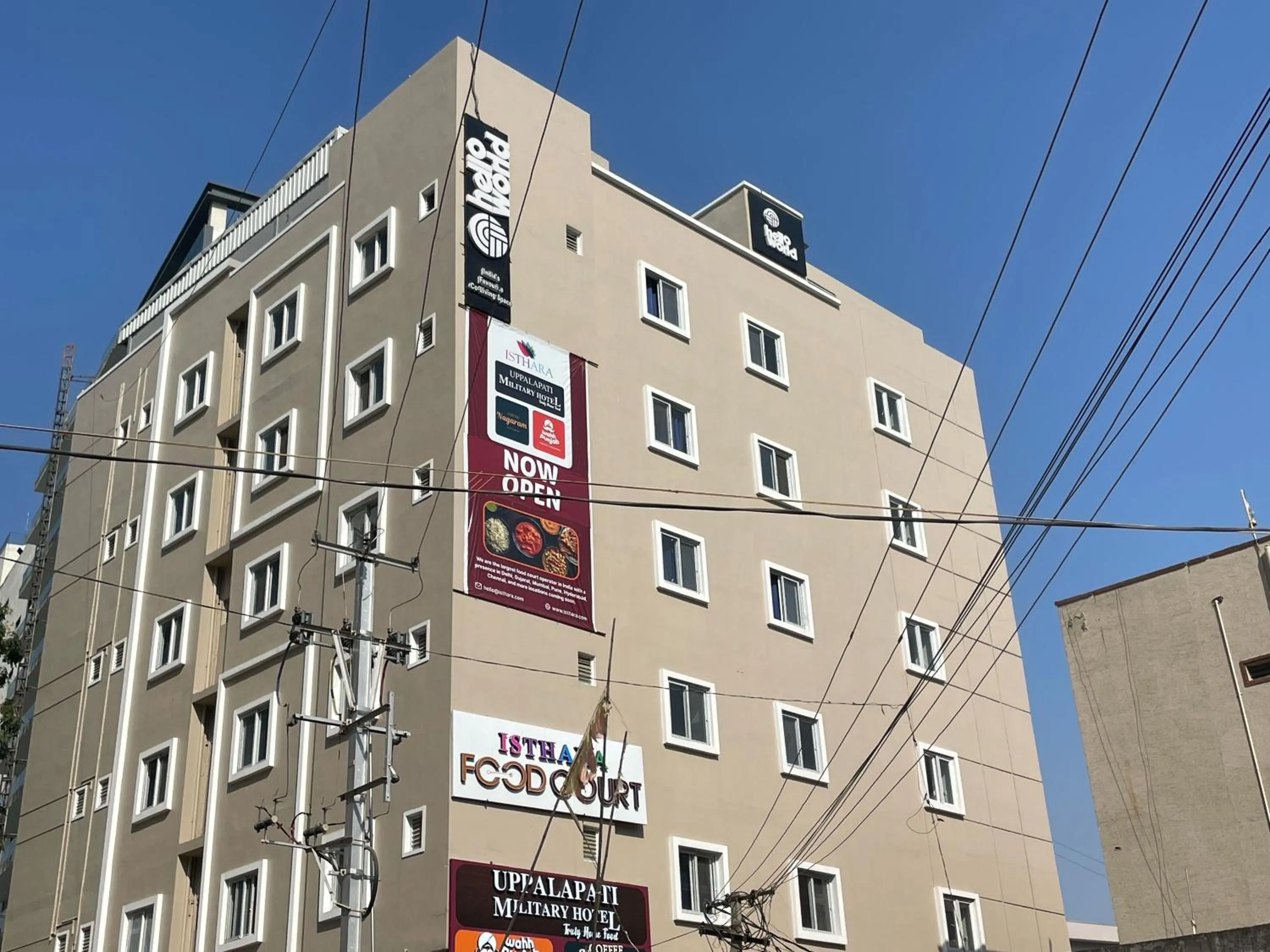 Facade/entrance in Hotel O Helloworld tech view