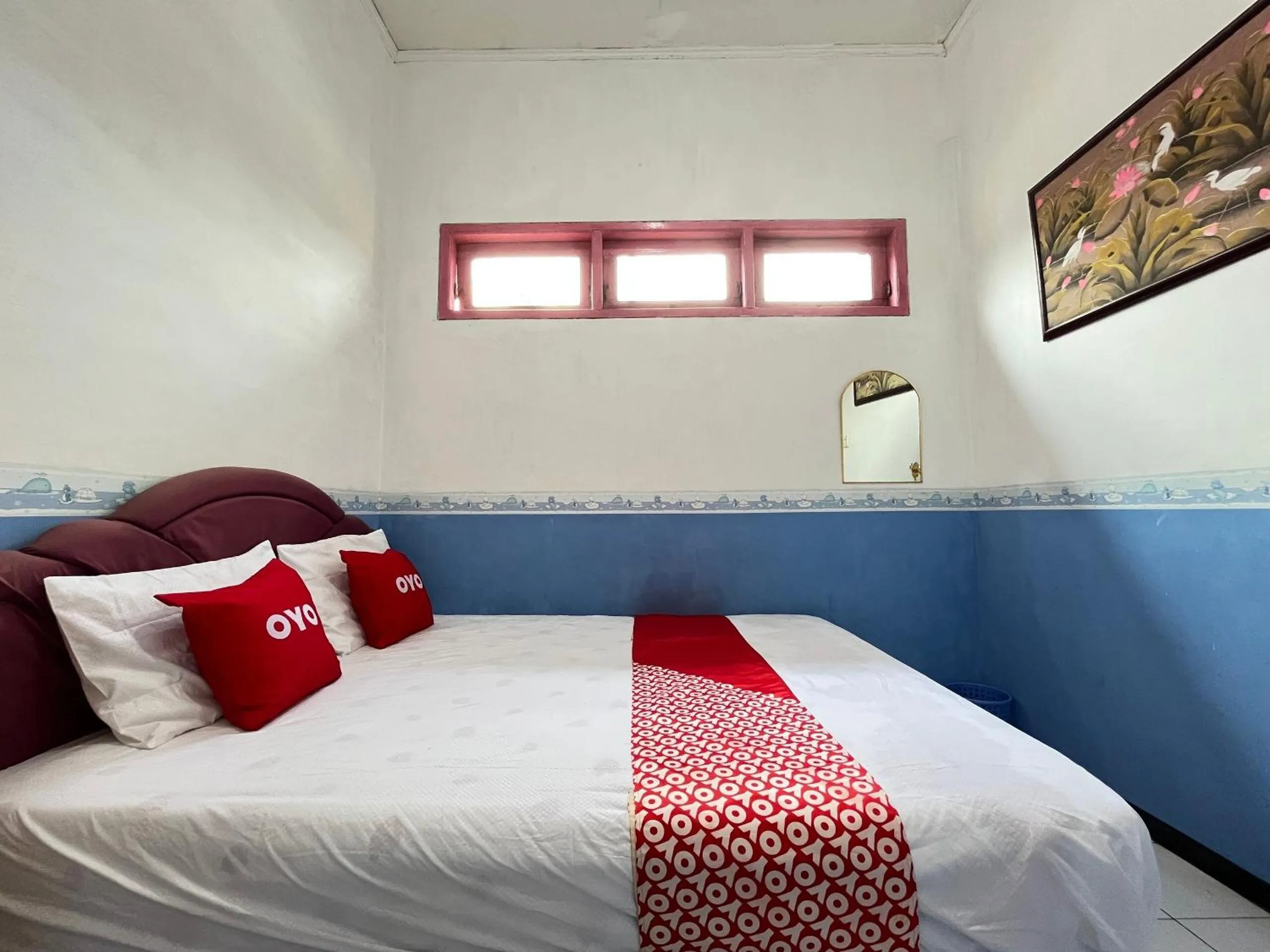 Bedroom, Bed in Hotel O Villa Cemara Syariah