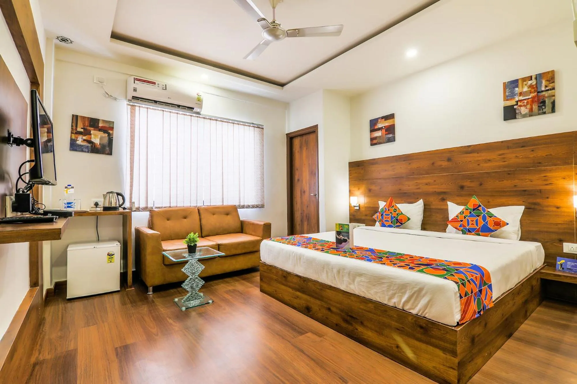 Bed in FabHotel Vista Suites - Frazer Town