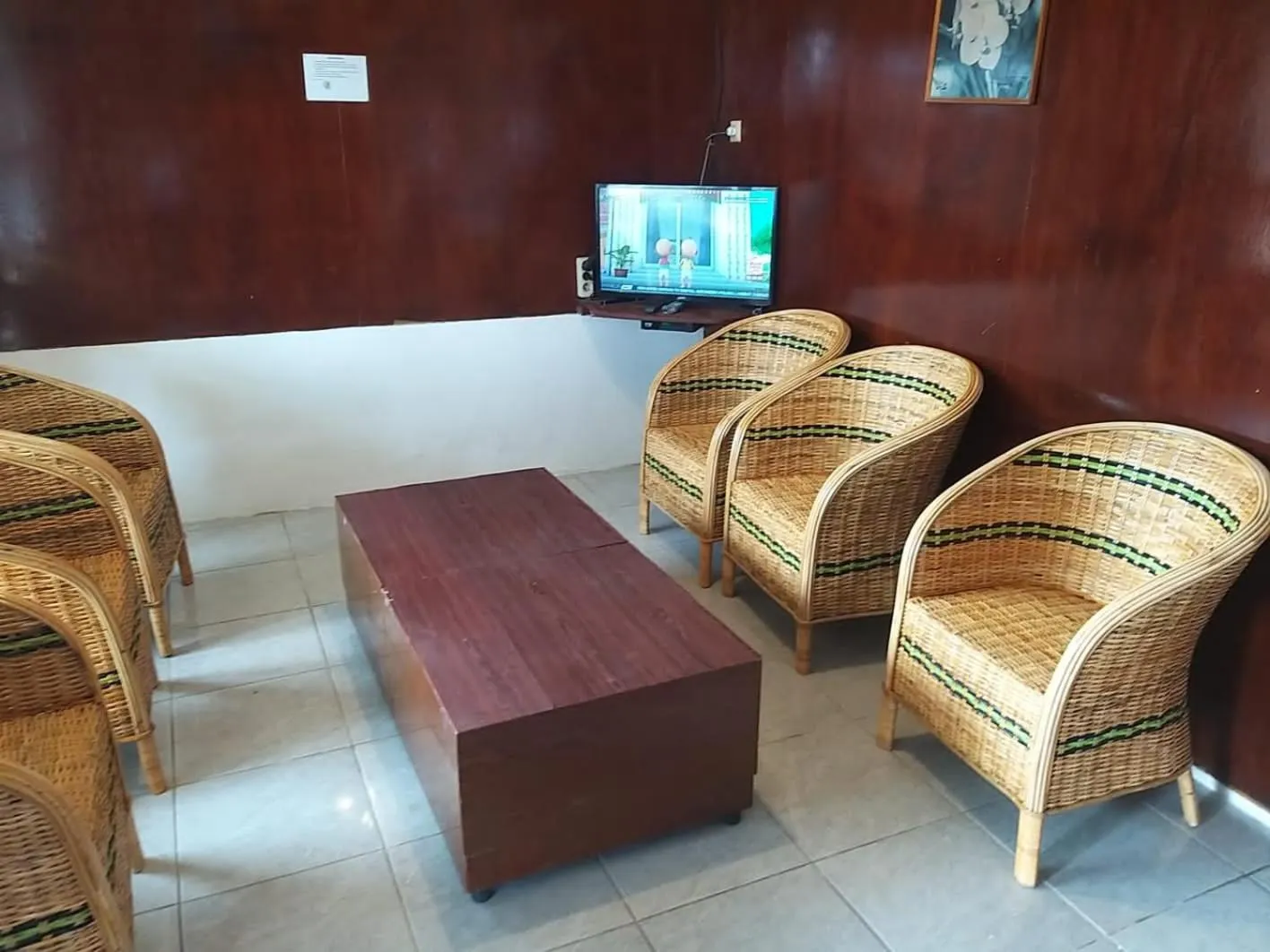 Seating area in Kaliaga Bungalow