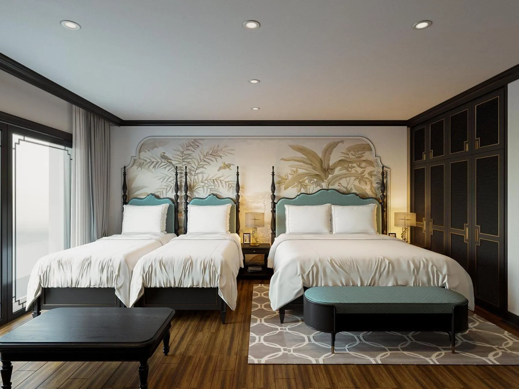 Bed in Aquarius Premium Hotel