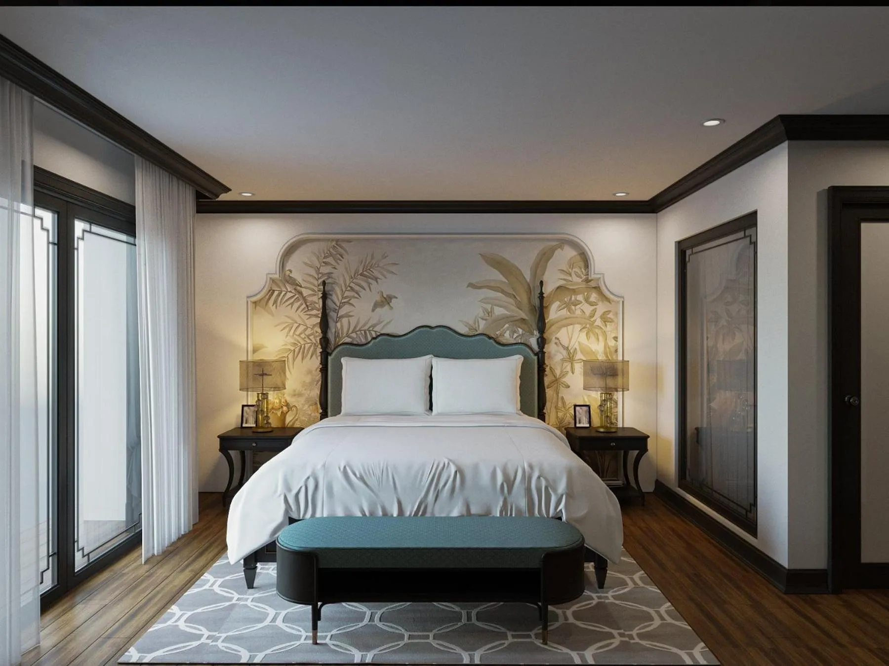 Bed in Aquarius Premium Hotel