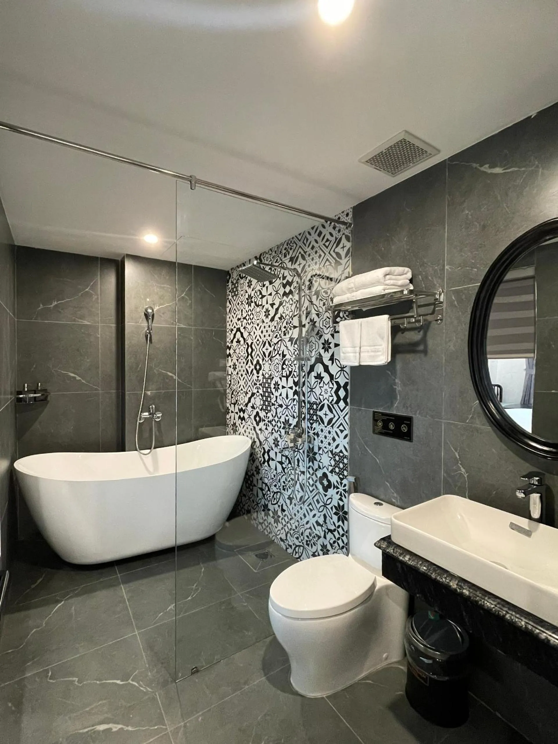 Bathroom in Aquarius Premium Hotel