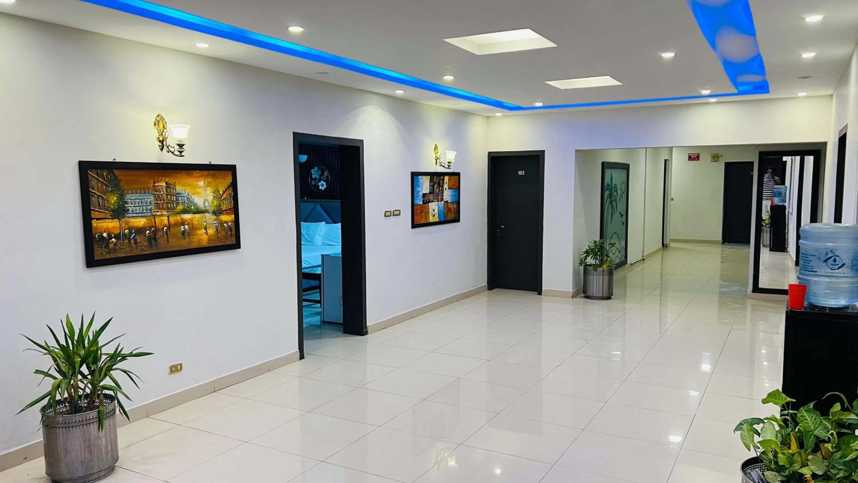 Lobby or reception in Aleph Islamabad Guest House