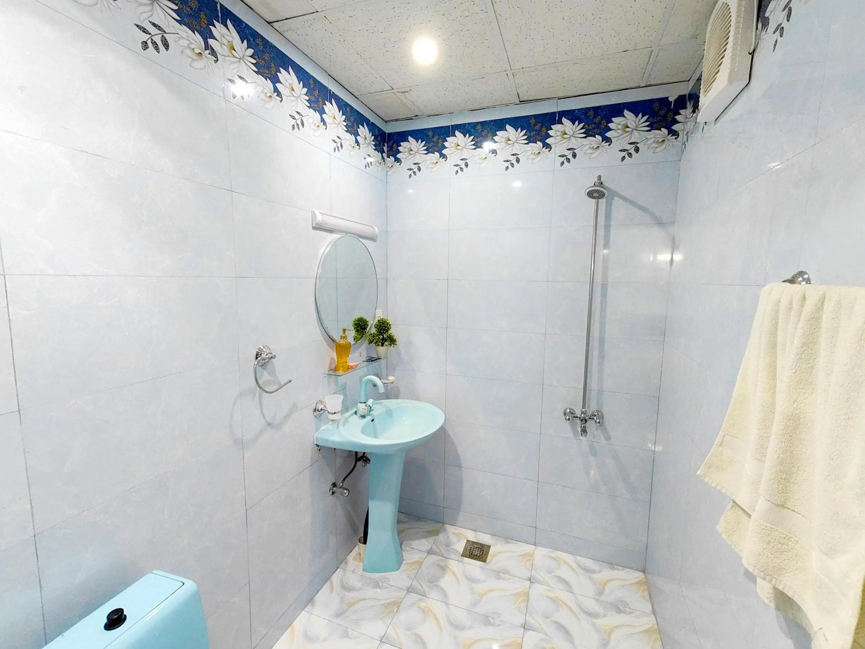 Shower in Aleph Islamabad Guest House