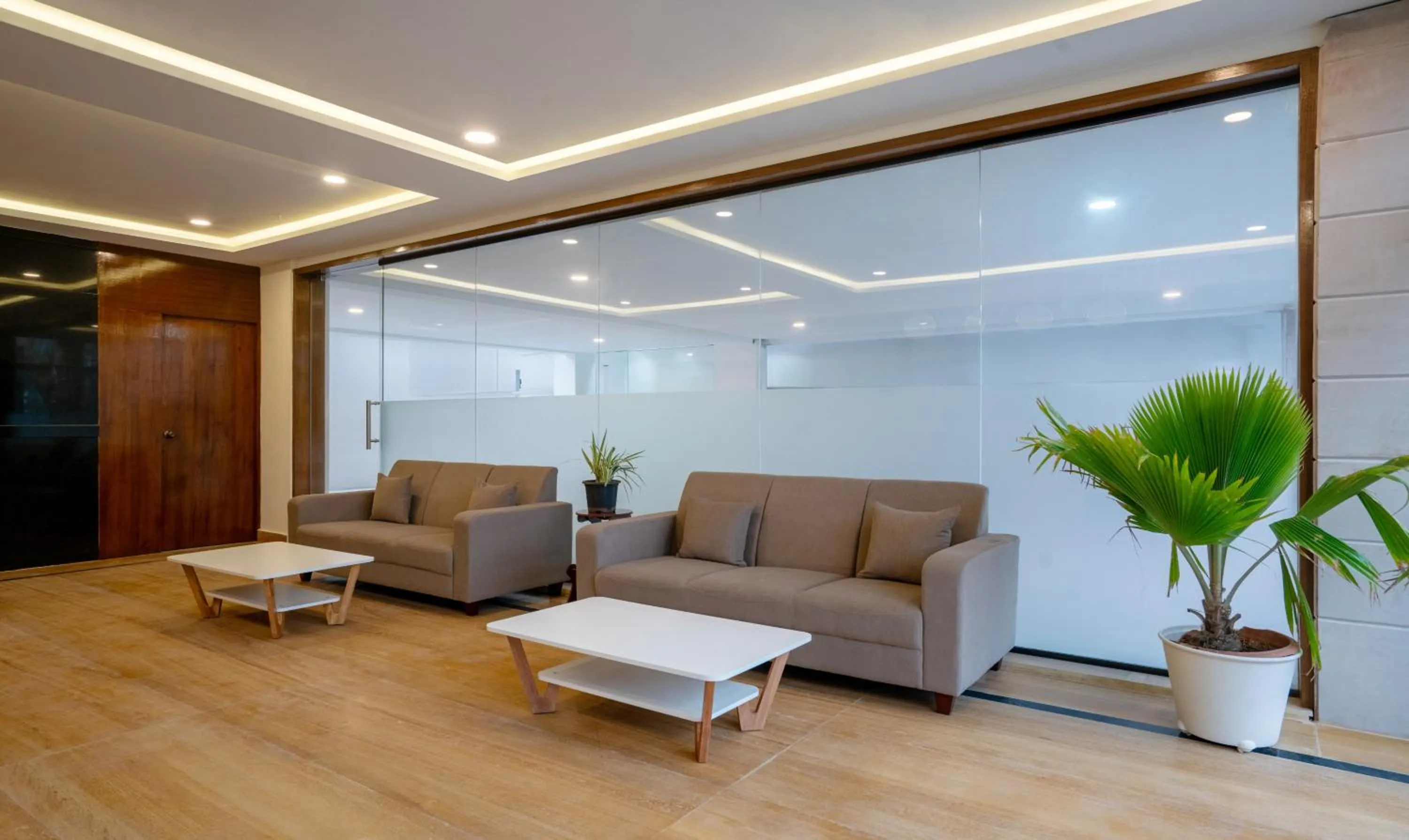 Seating area in Treebo SY Inn, Gachibowli DLF