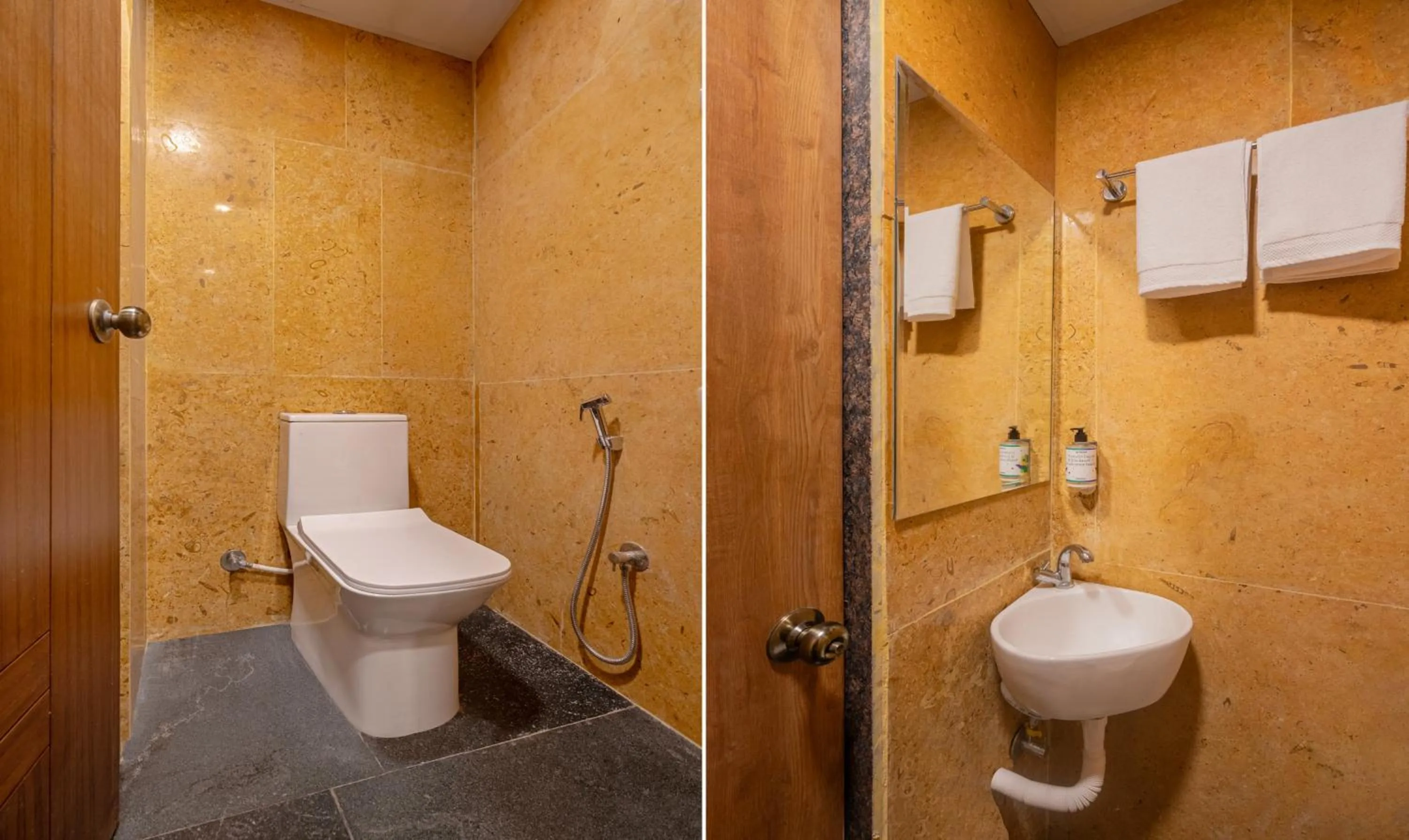 Bathroom in Treebo SY Inn, Gachibowli DLF