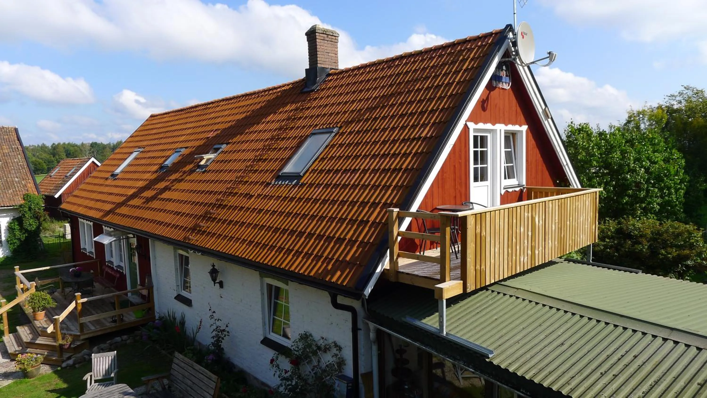 Patio in Lilla Trulla Gårdshotell - Feels like home