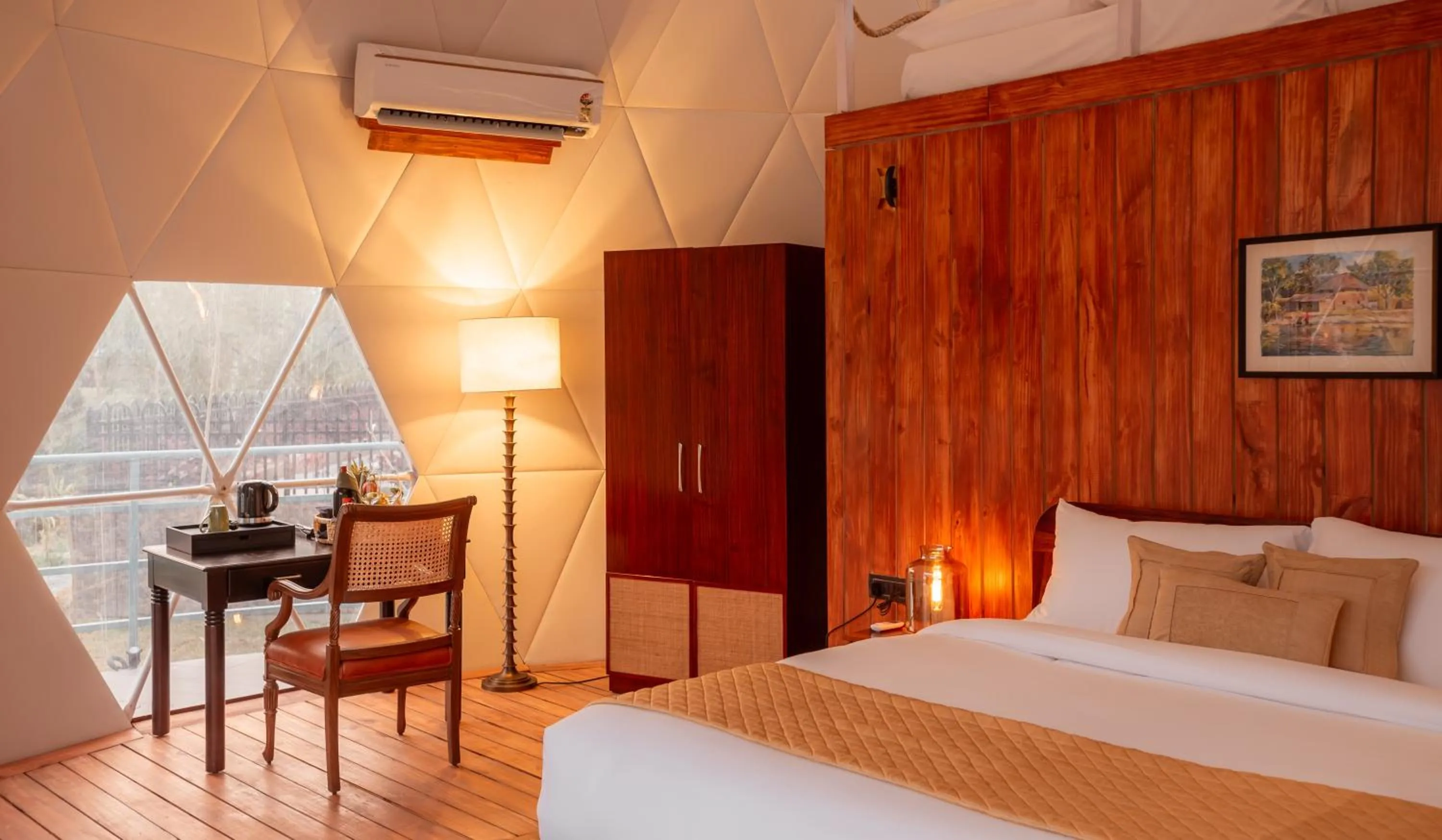 Bed in Vaani Greens Wildlife Resort, Kaziranga