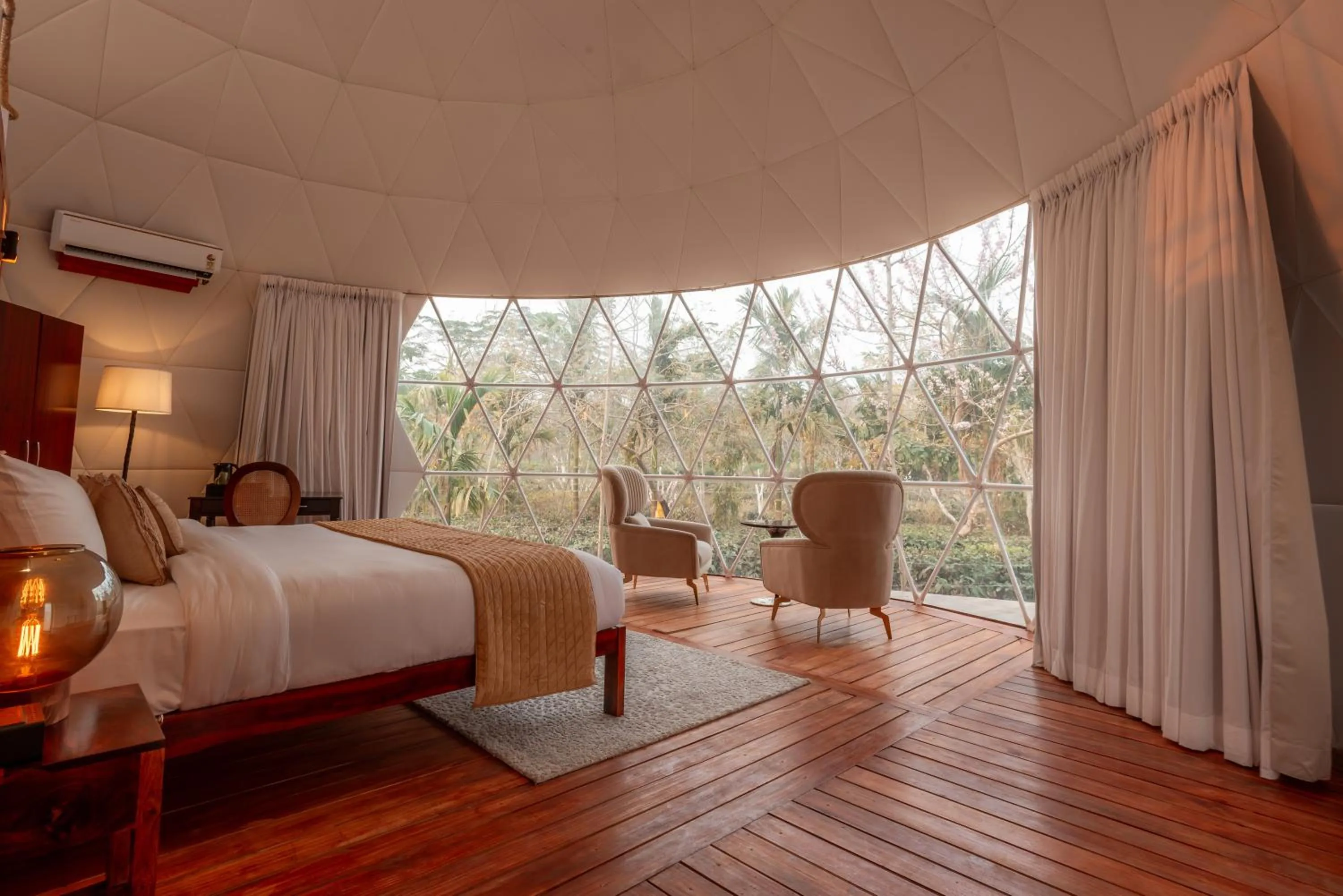 Bed in Vaani Greens Wildlife Resort, Kaziranga