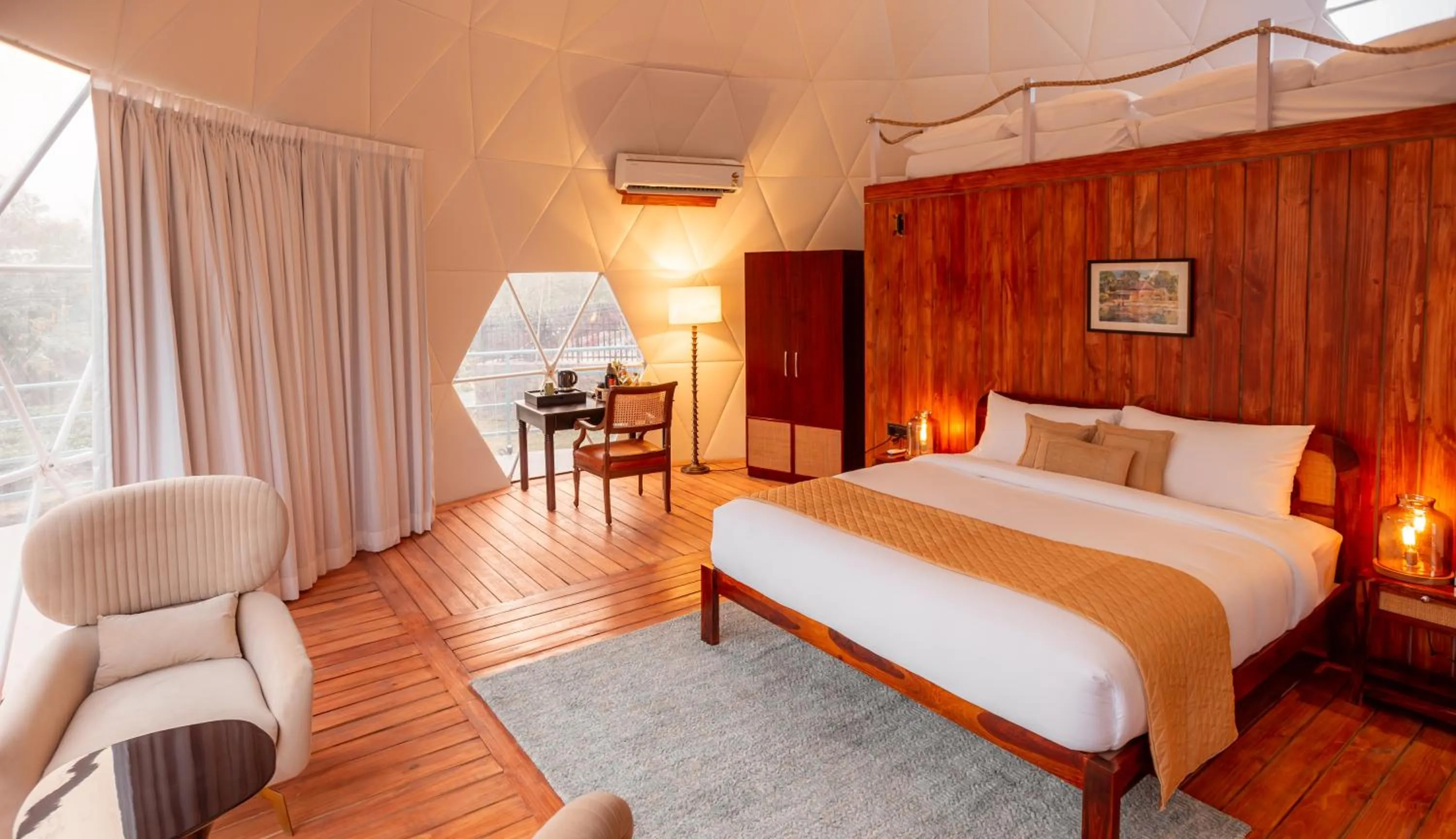 Bed in Vaani Greens Wildlife Resort, Kaziranga