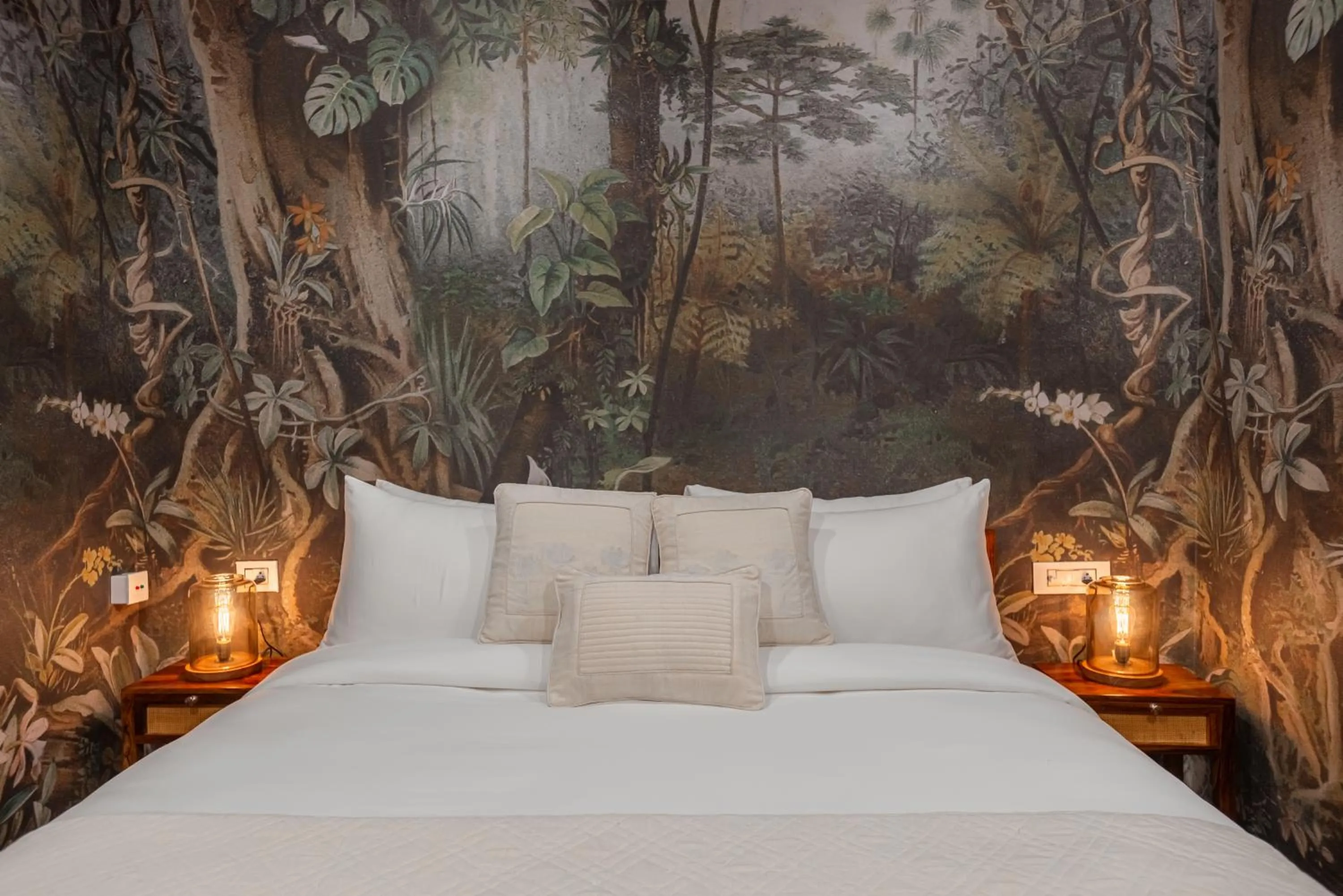 Bed in Vaani Greens Wildlife Resort, Kaziranga