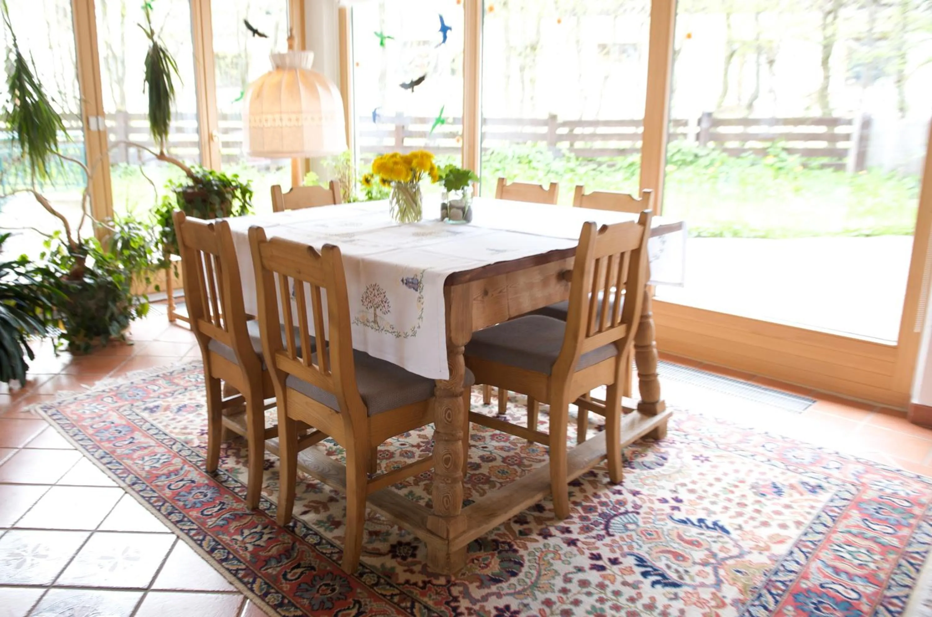 Dining area in Bio-Landpension Monika