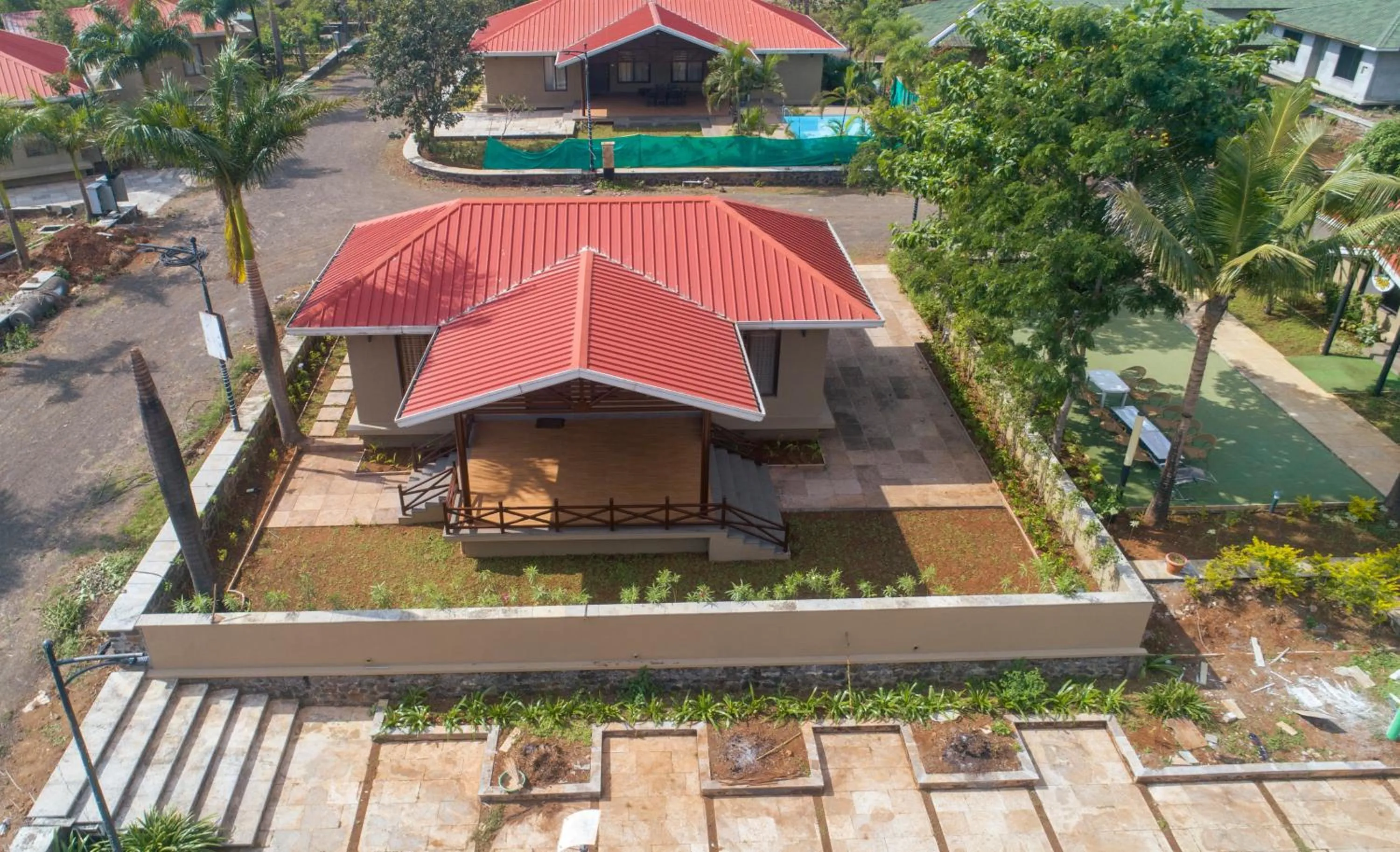 Property building in E&G Green Courts Resort at Koroli Hill Station
