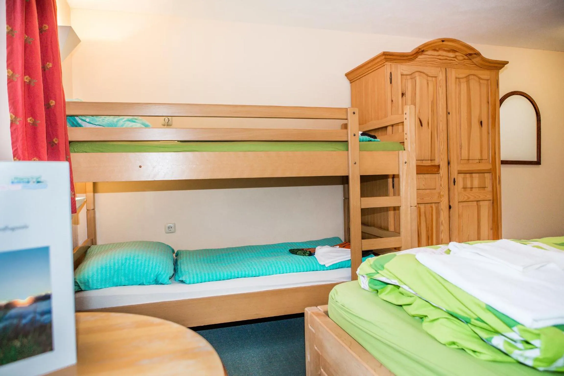 Decorative detail, Bed in Alpengasthof Paletti