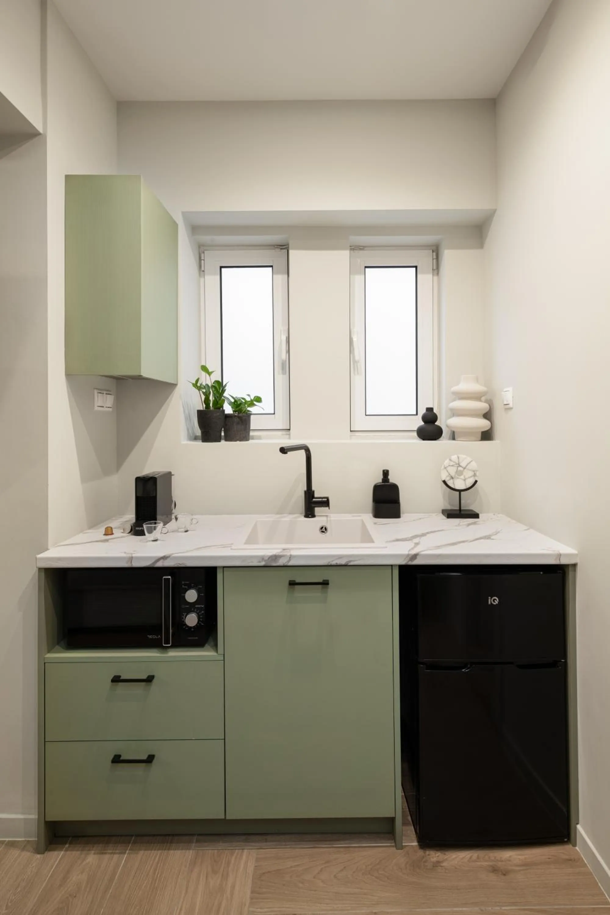 kitchen in ASTIKON Xenofontos Suites