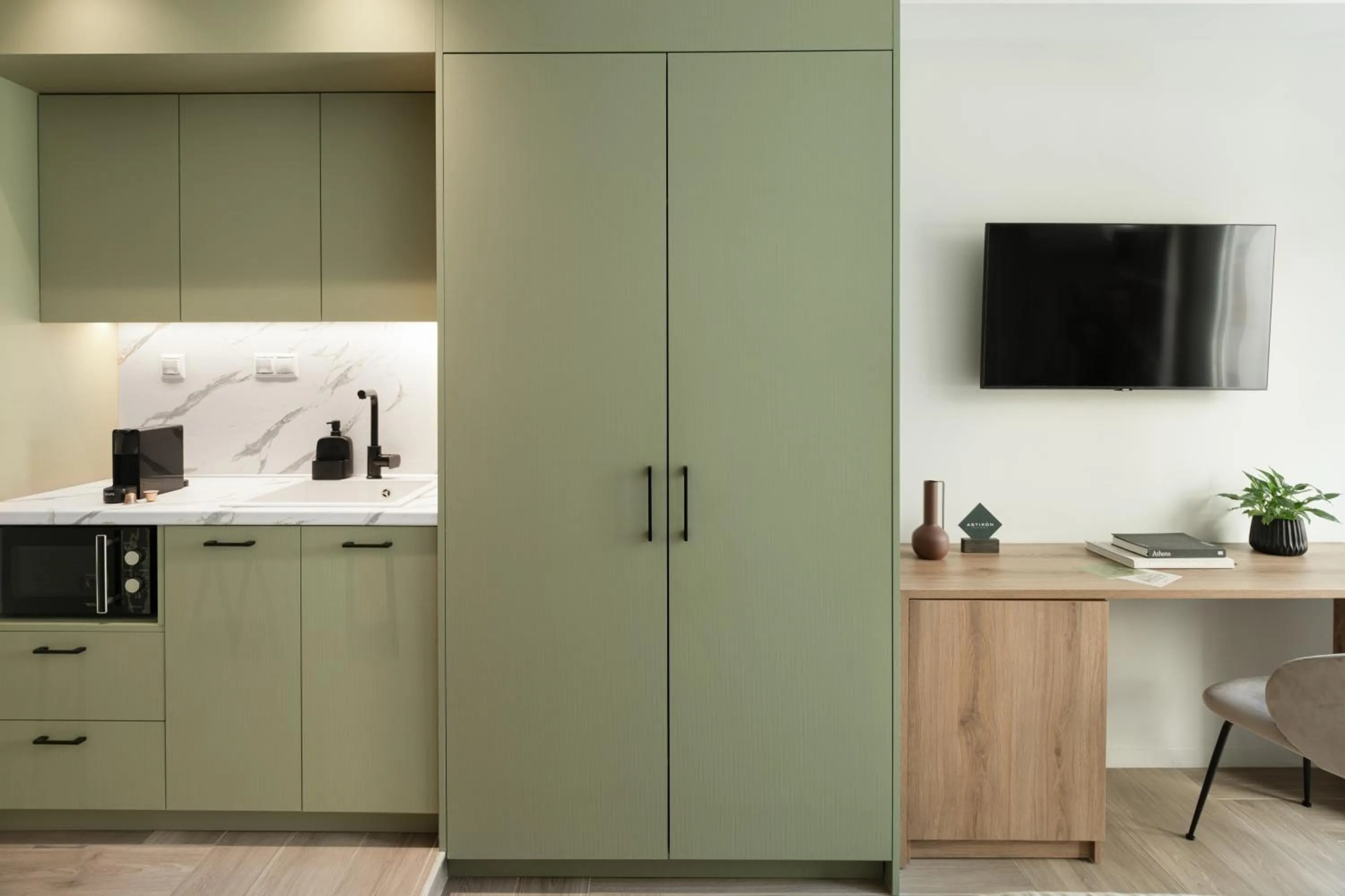 Bedroom in ASTIKON Xenofontos Suites