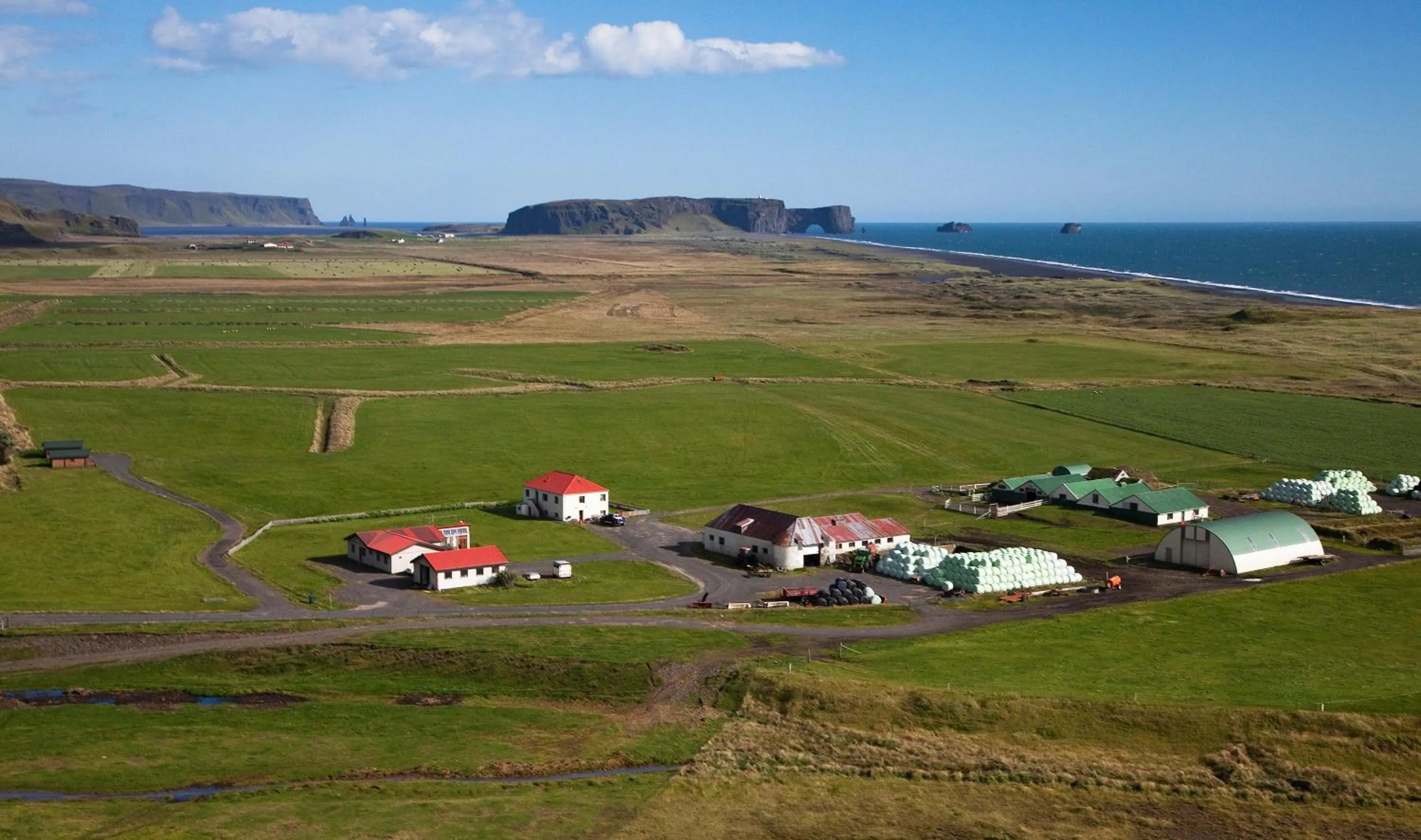 Bird's eye view in Mid Hvoll Cottages