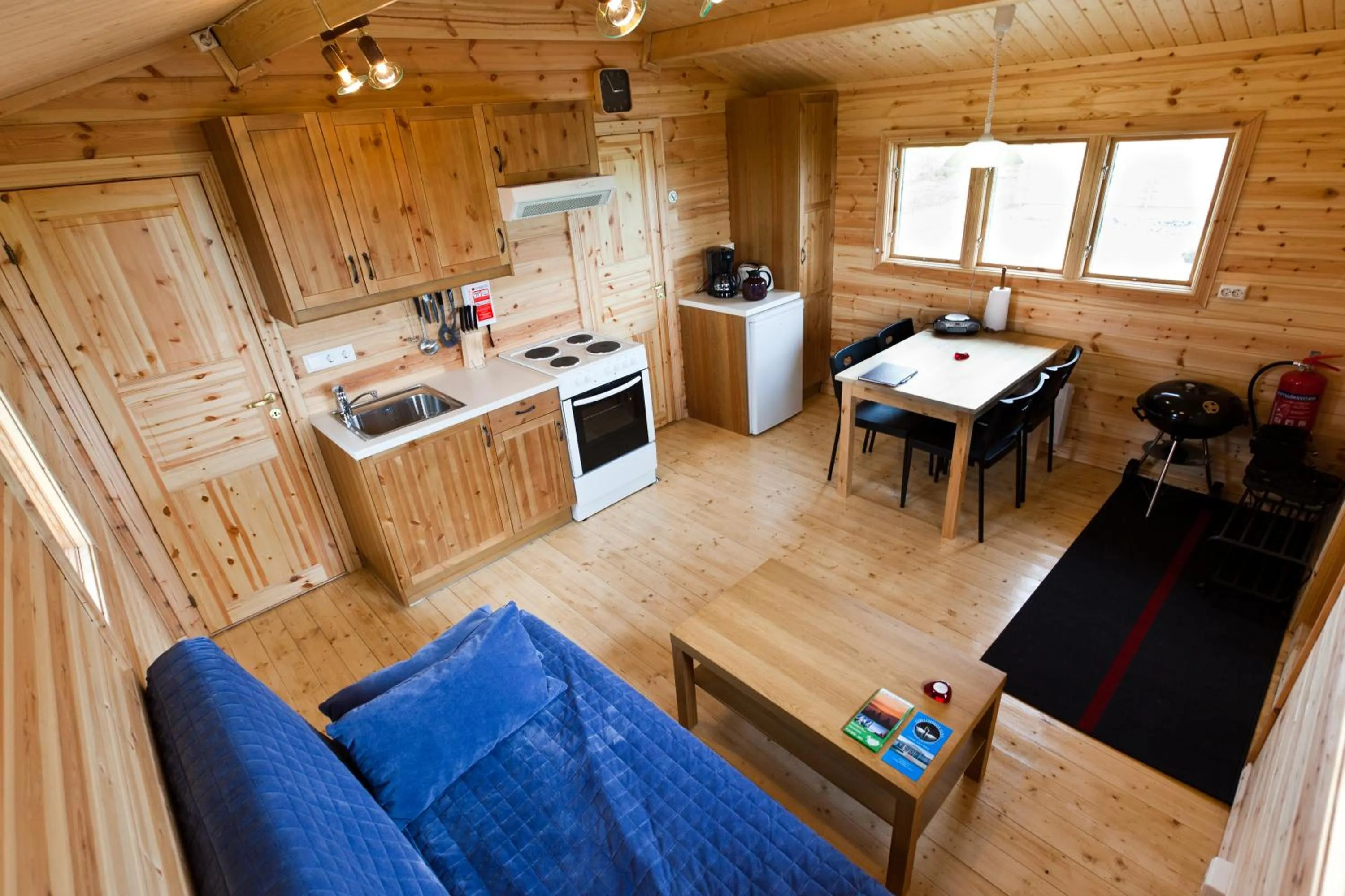 Kitchen or kitchenette in Mid Hvoll Cottages