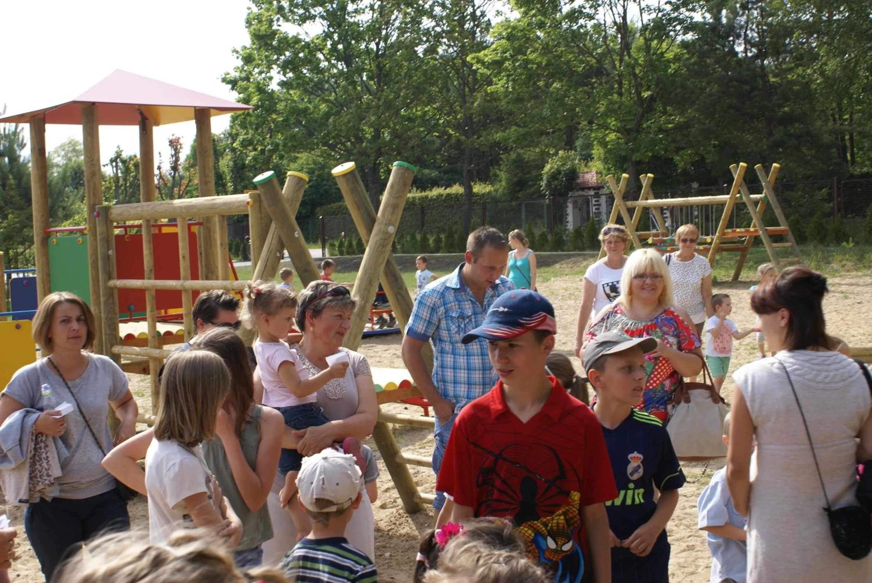 Children play ground in Dwór Bartnika