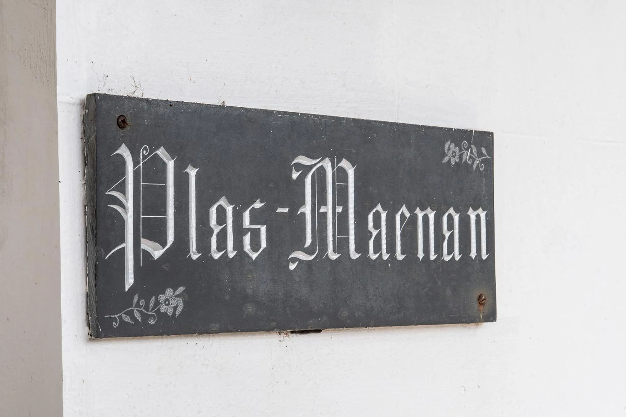 Decorative detail in Plas Maenan