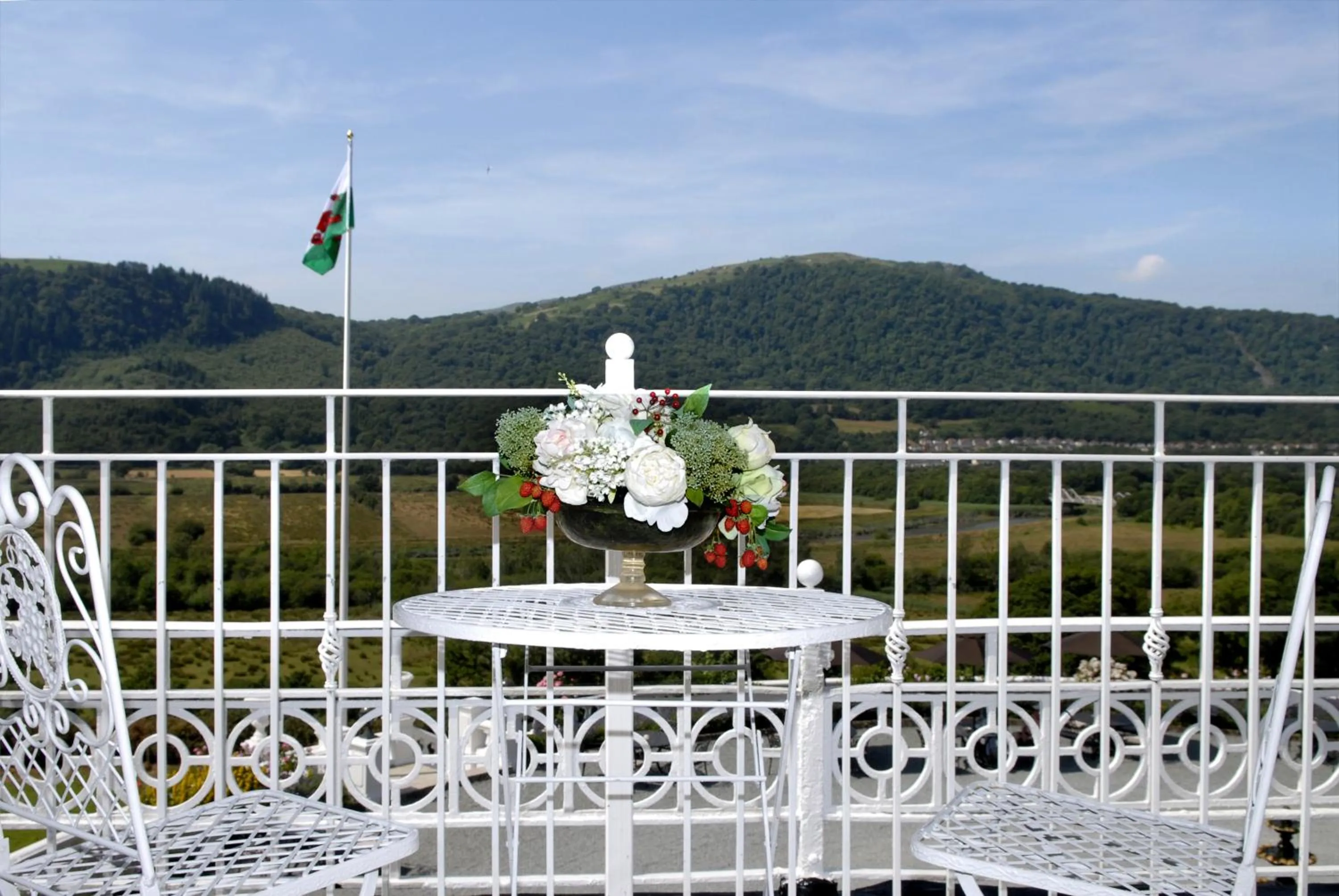 Balcony/Terrace in Plas Maenan