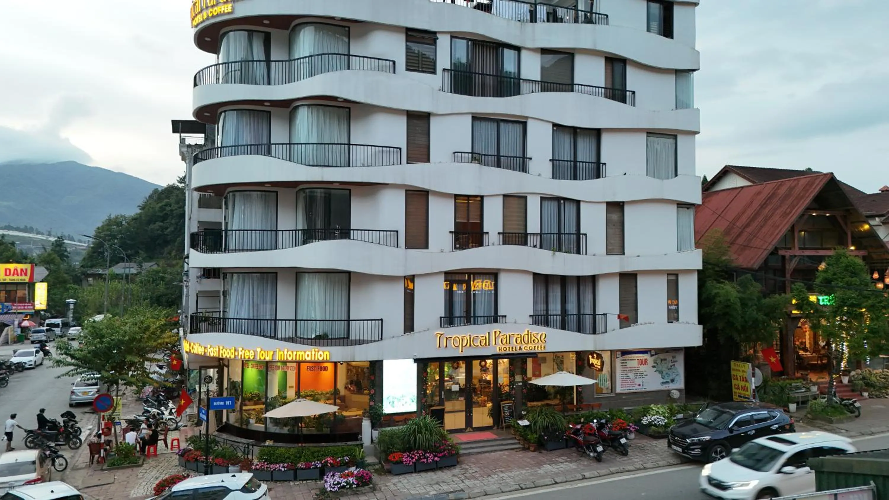 Property building in Tropical Paradise Sapa Hotel & Tour