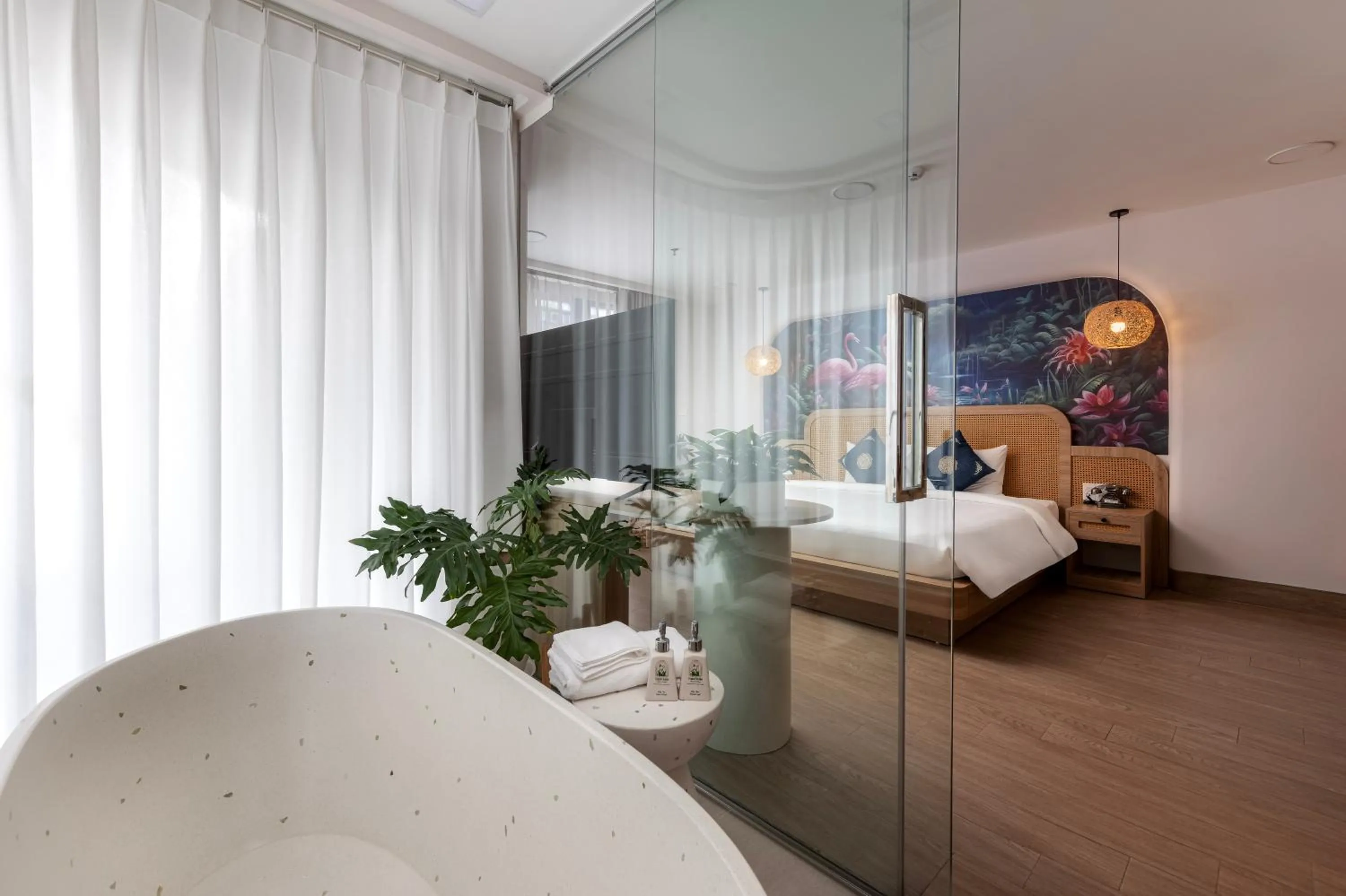 Photo of the whole room, Bed in Tropical Paradise Sapa Hotel & Tour