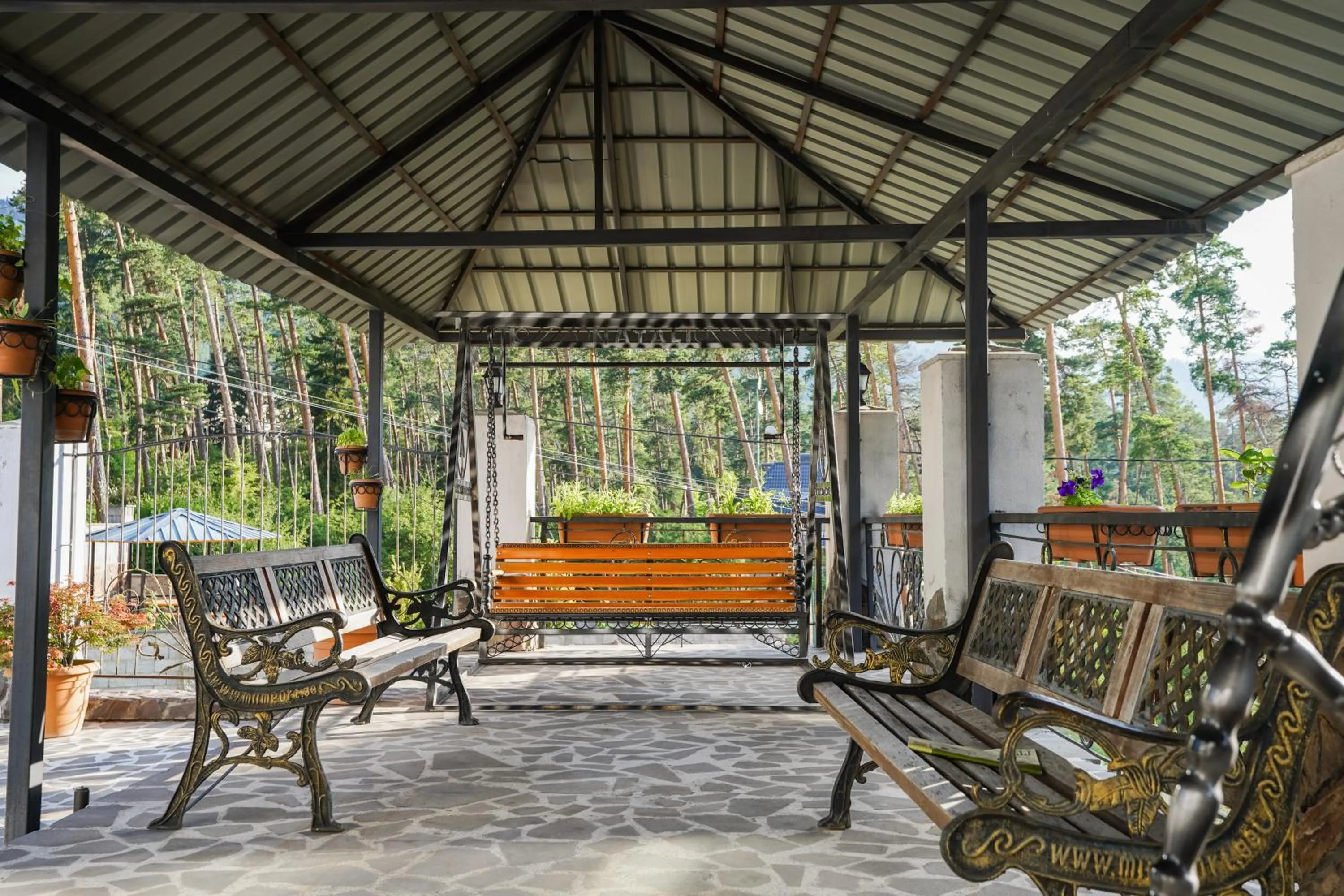 Patio in Natali Hotel
