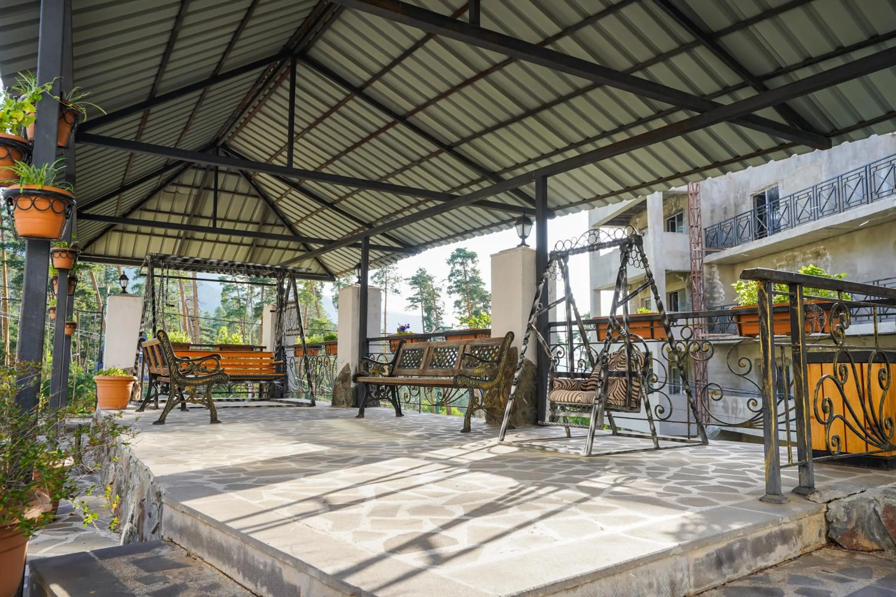 Patio in Natali Hotel