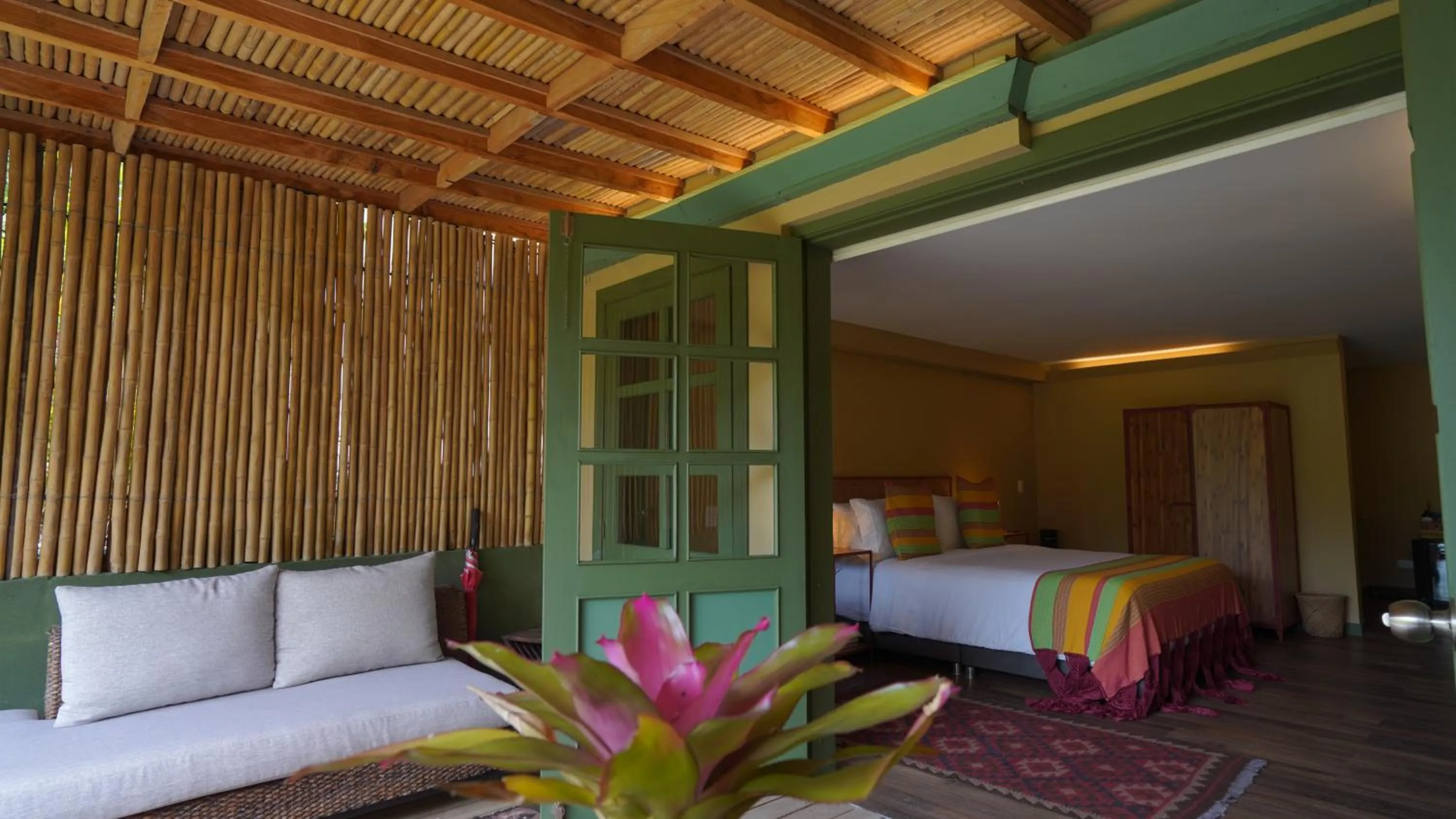 Bed in Sazagua Cocora Reserva Natural