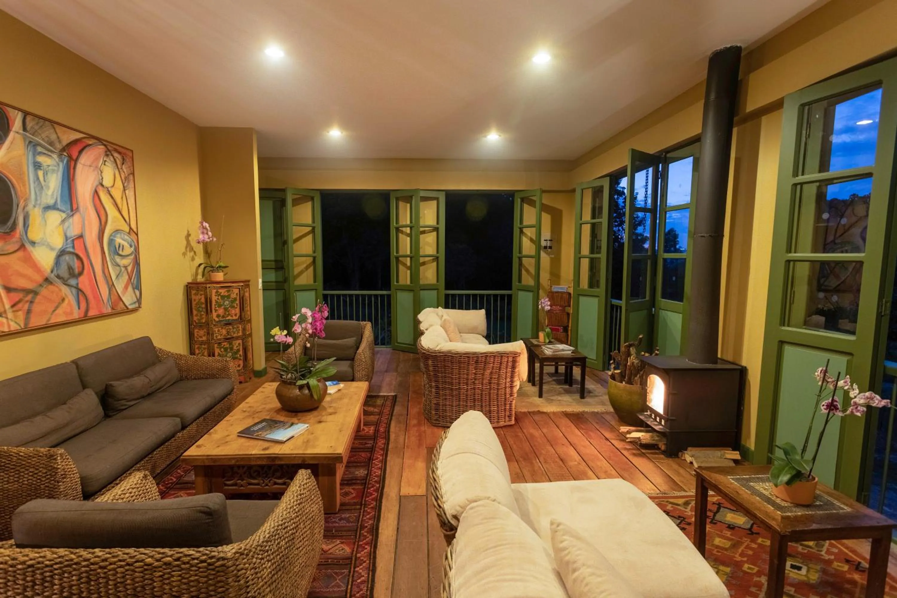 Living room in Sazagua Cocora Reserva Natural