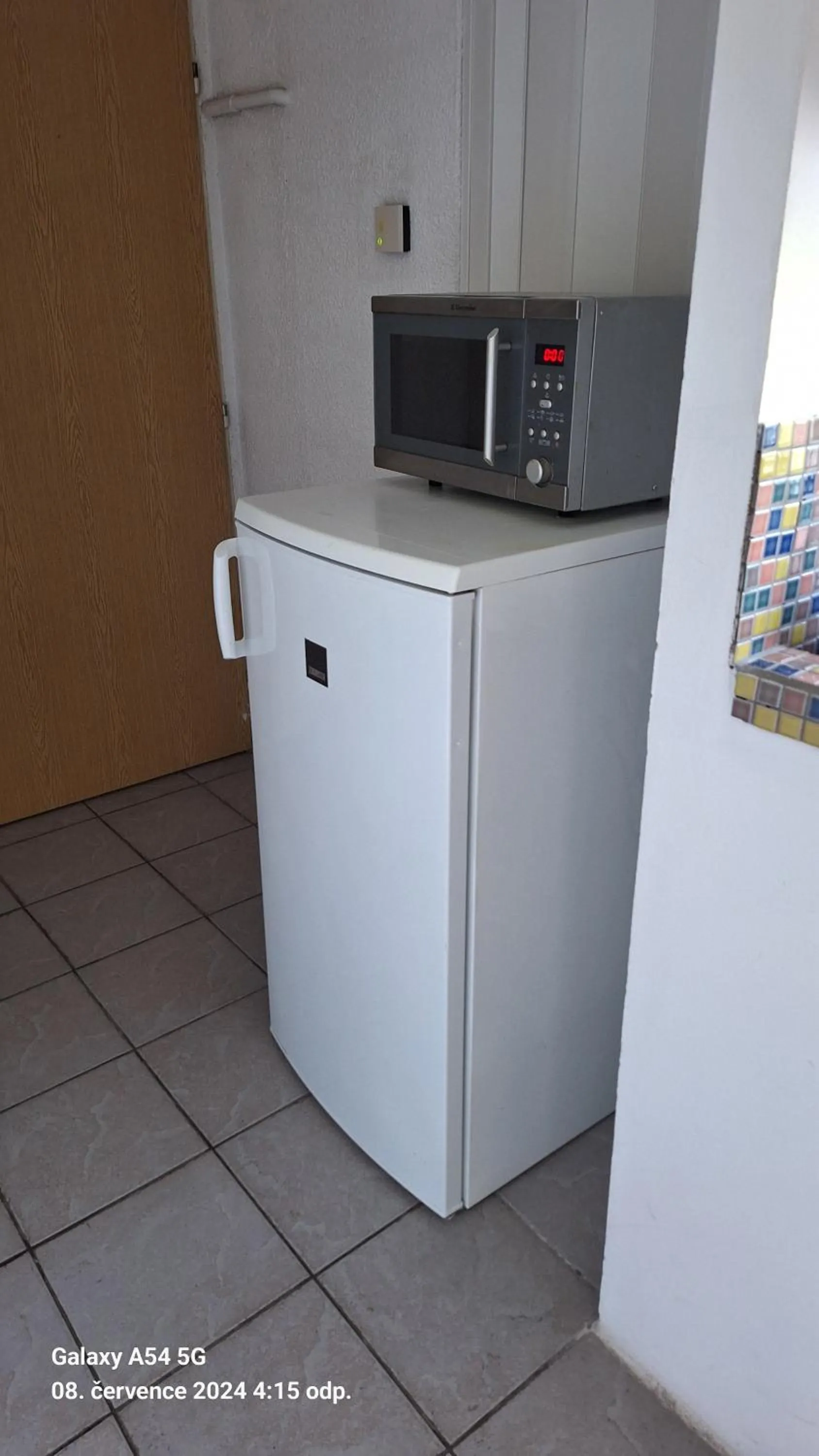 Kitchen or kitchenette in Pension Egida