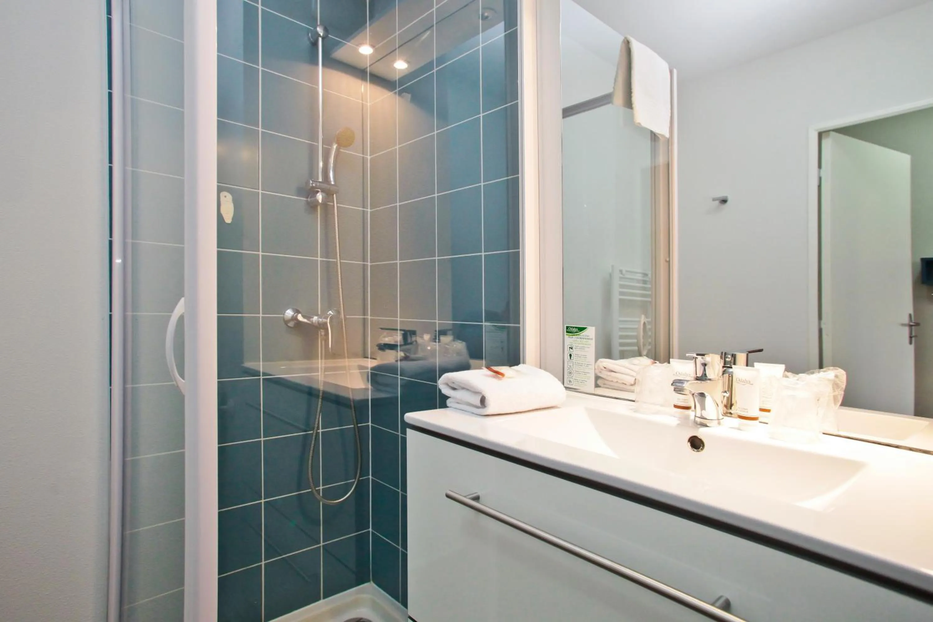 Bathroom in Appart Hotel Odalys City Tours Le Jardin des Lettres