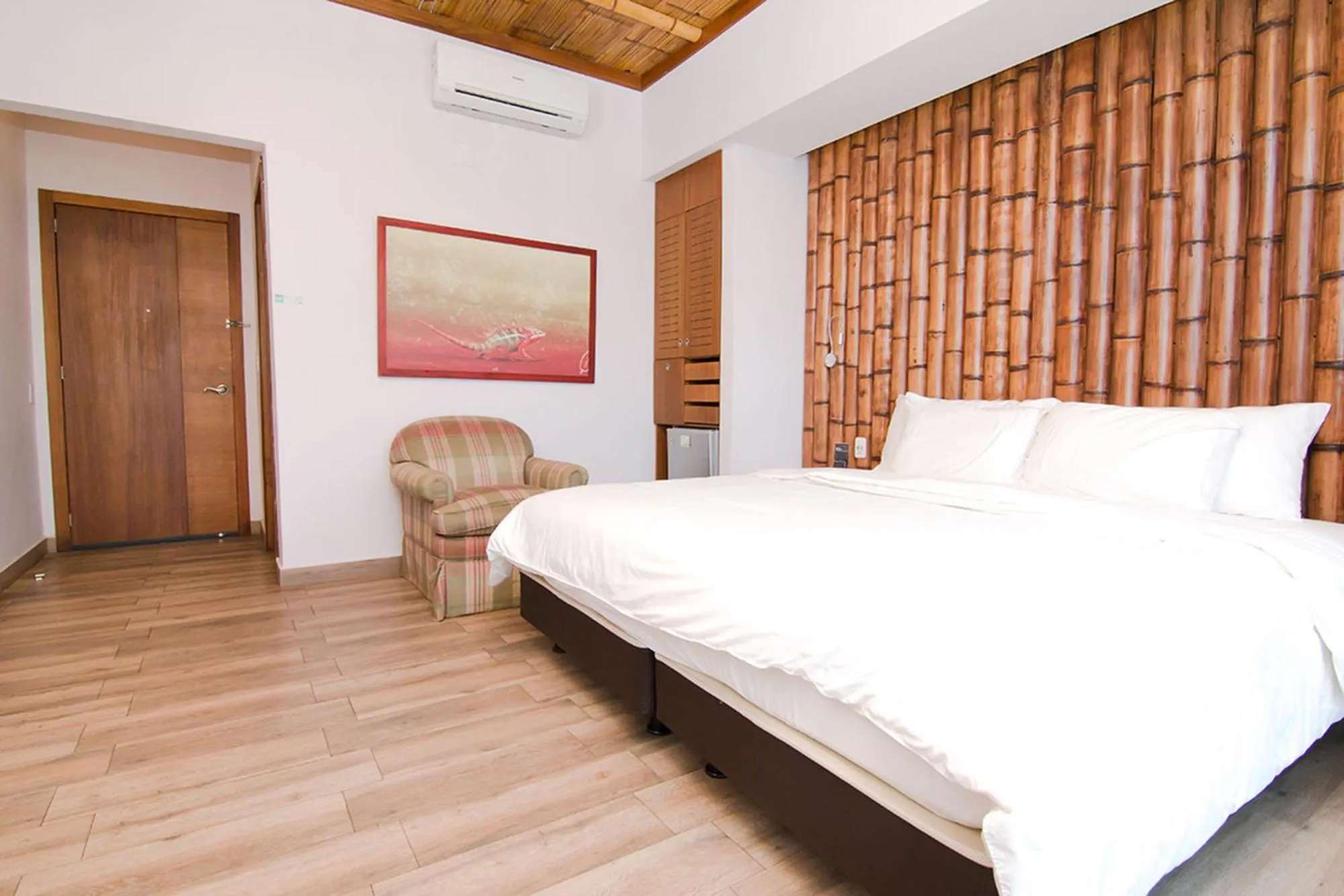 Bed in Nativa Bambu Ecolodge