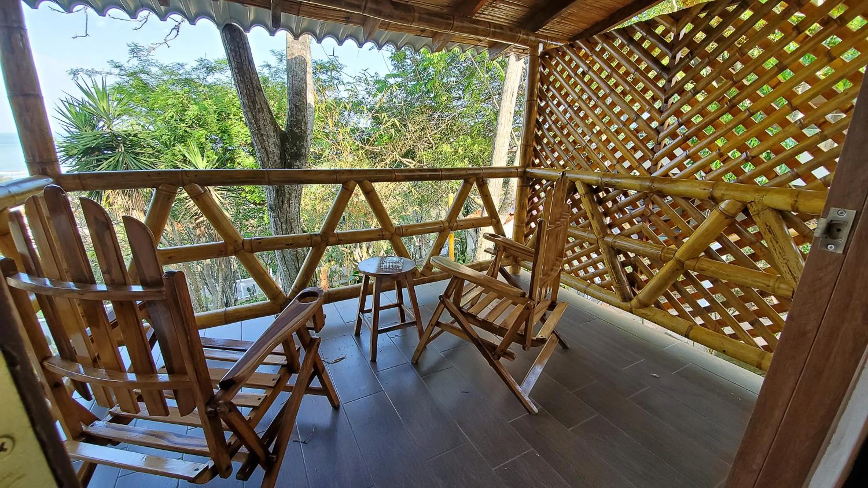 Balcony/Terrace in Nativa Bambu Ecolodge