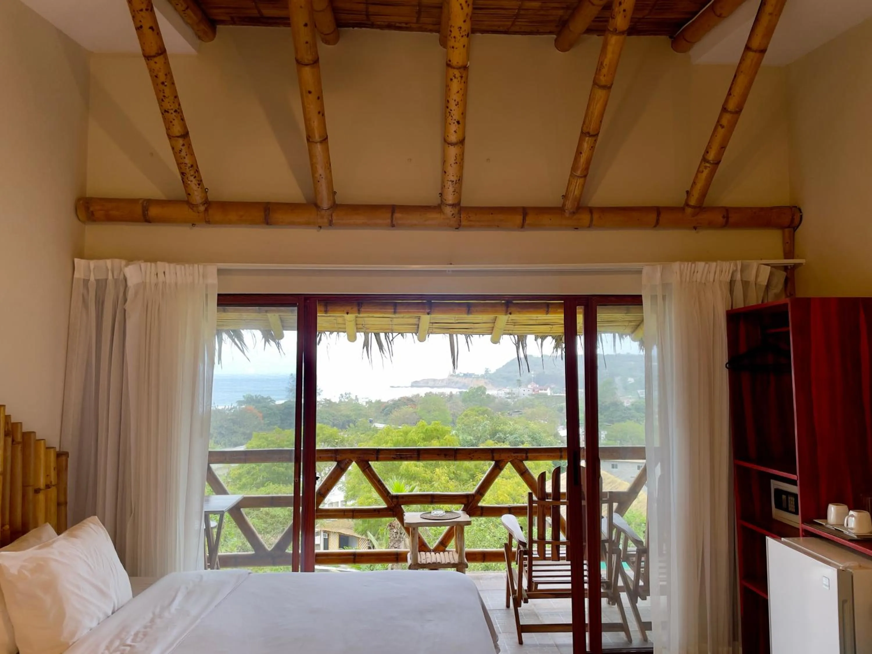 Bed in Nativa Bambu Ecolodge