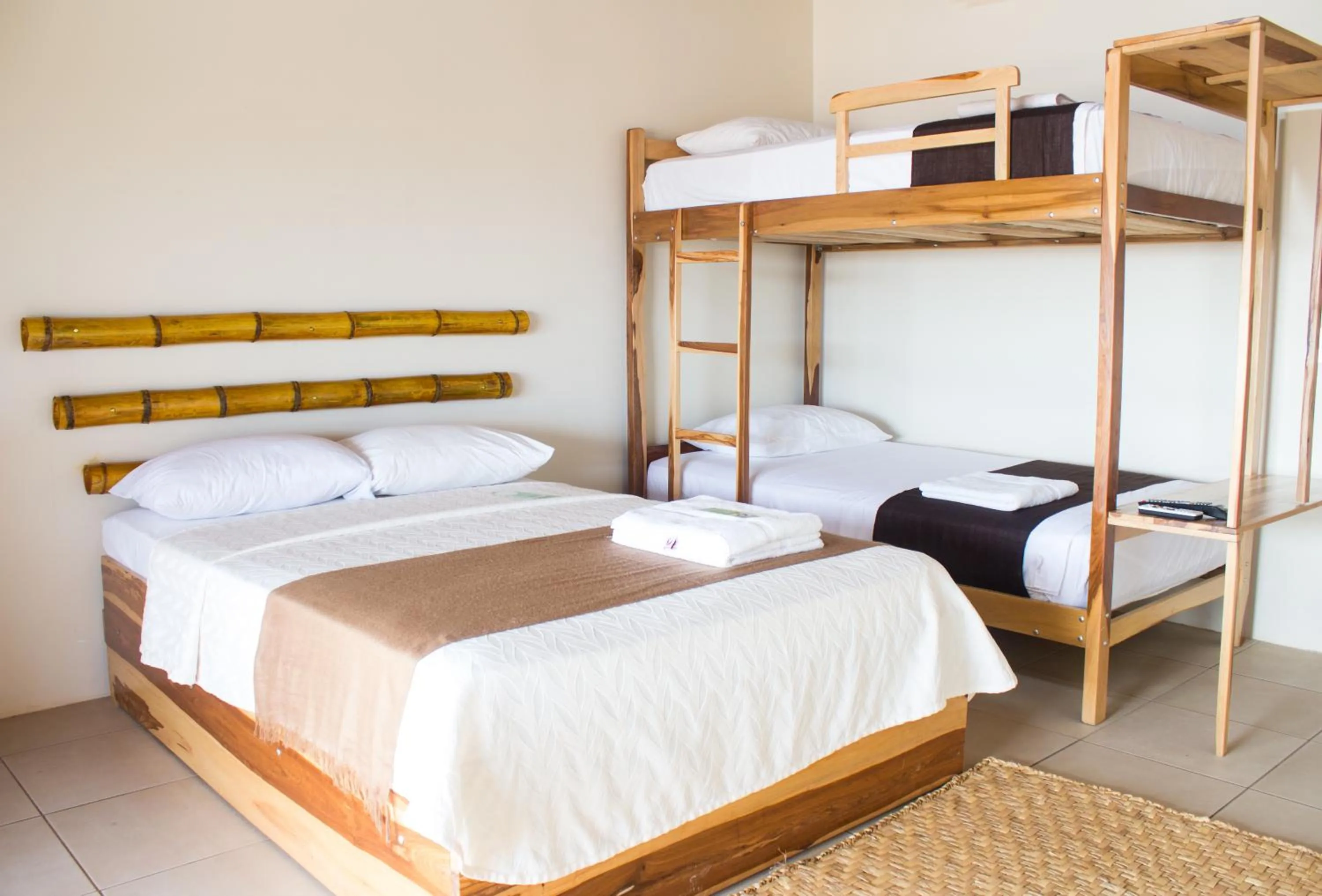 Bed in Nativa Bambu Ecolodge