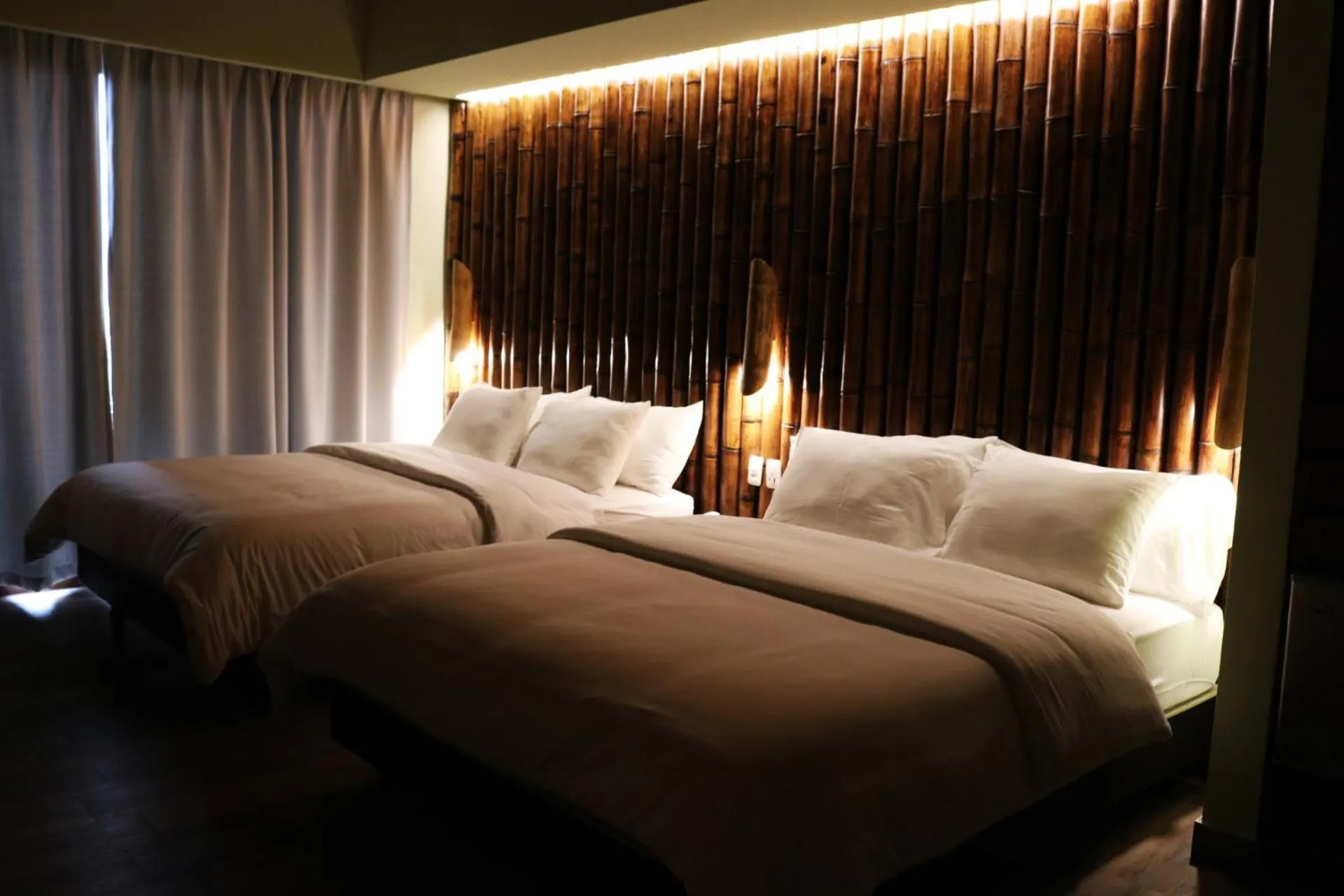 Bed in Nativa Bambu Ecolodge