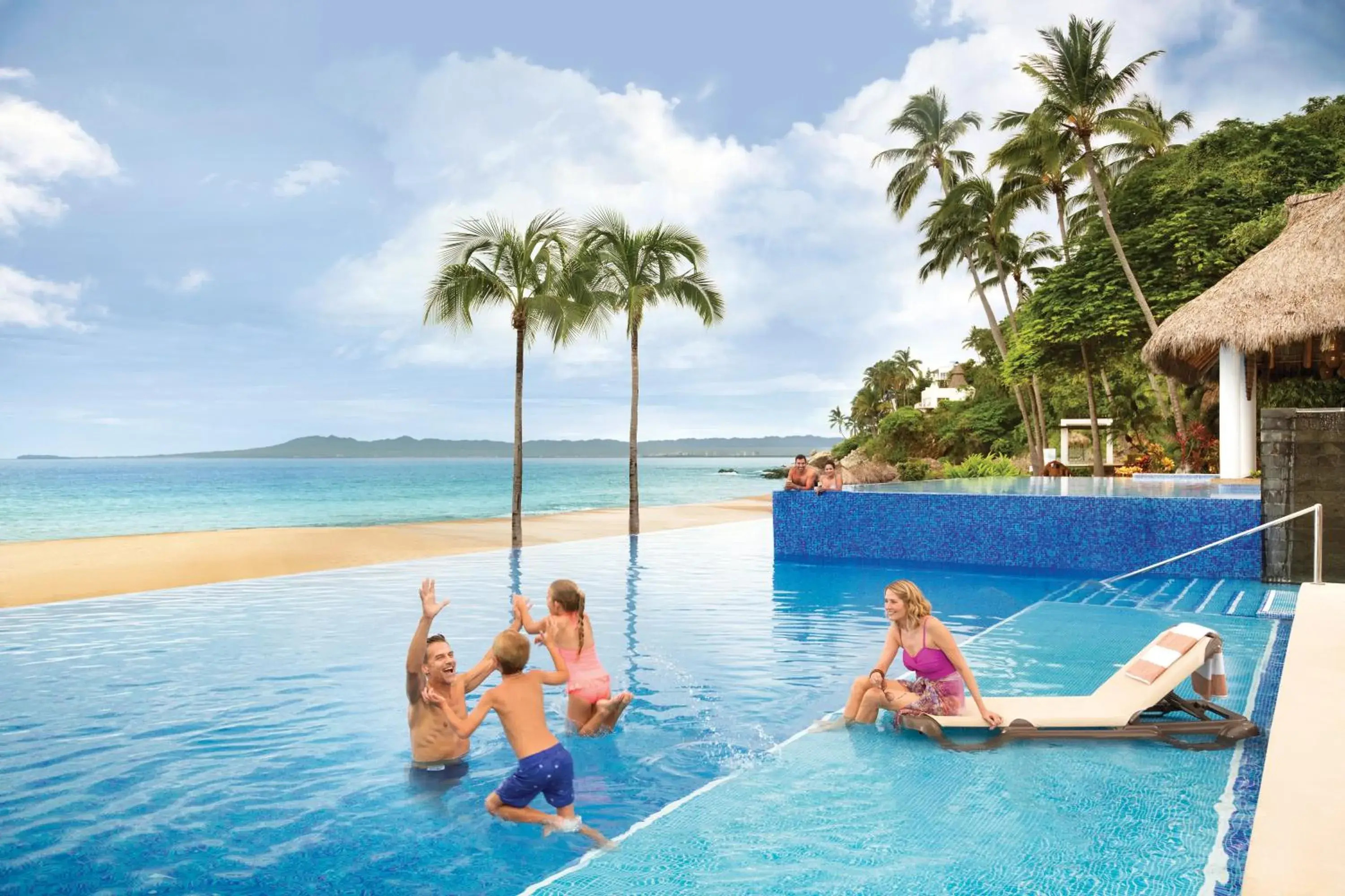 Swimming pool in Hyatt Ziva Puerto Vallarta - All Inclusive Swimming pool in Hyatt Ziva Puerto Vallarta - All Inclusive