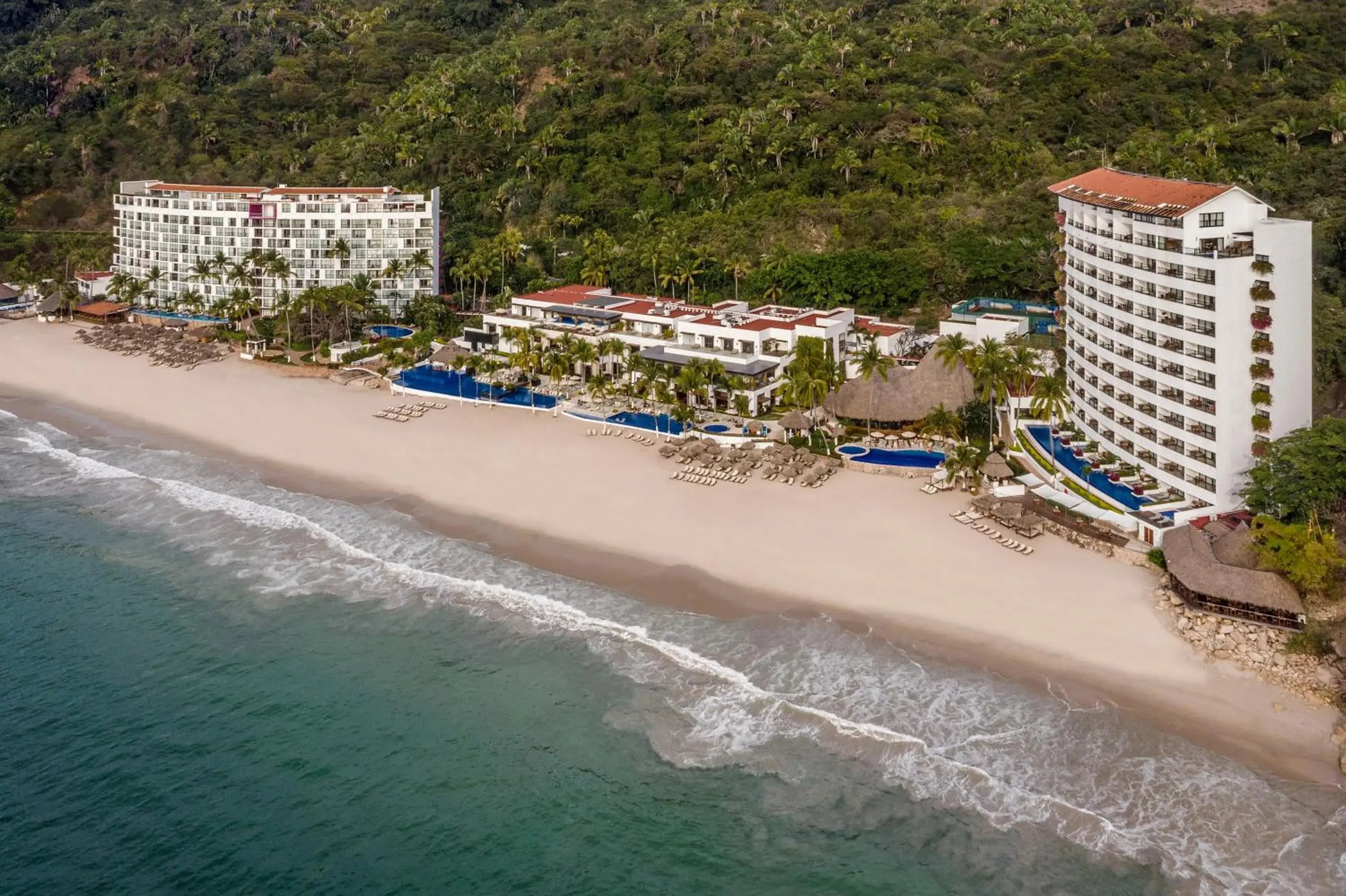 Bird's eye view in Hyatt Ziva Puerto Vallarta - All Inclusive Bird's eye view in Hyatt Ziva Puerto Vallarta - All Inclusive