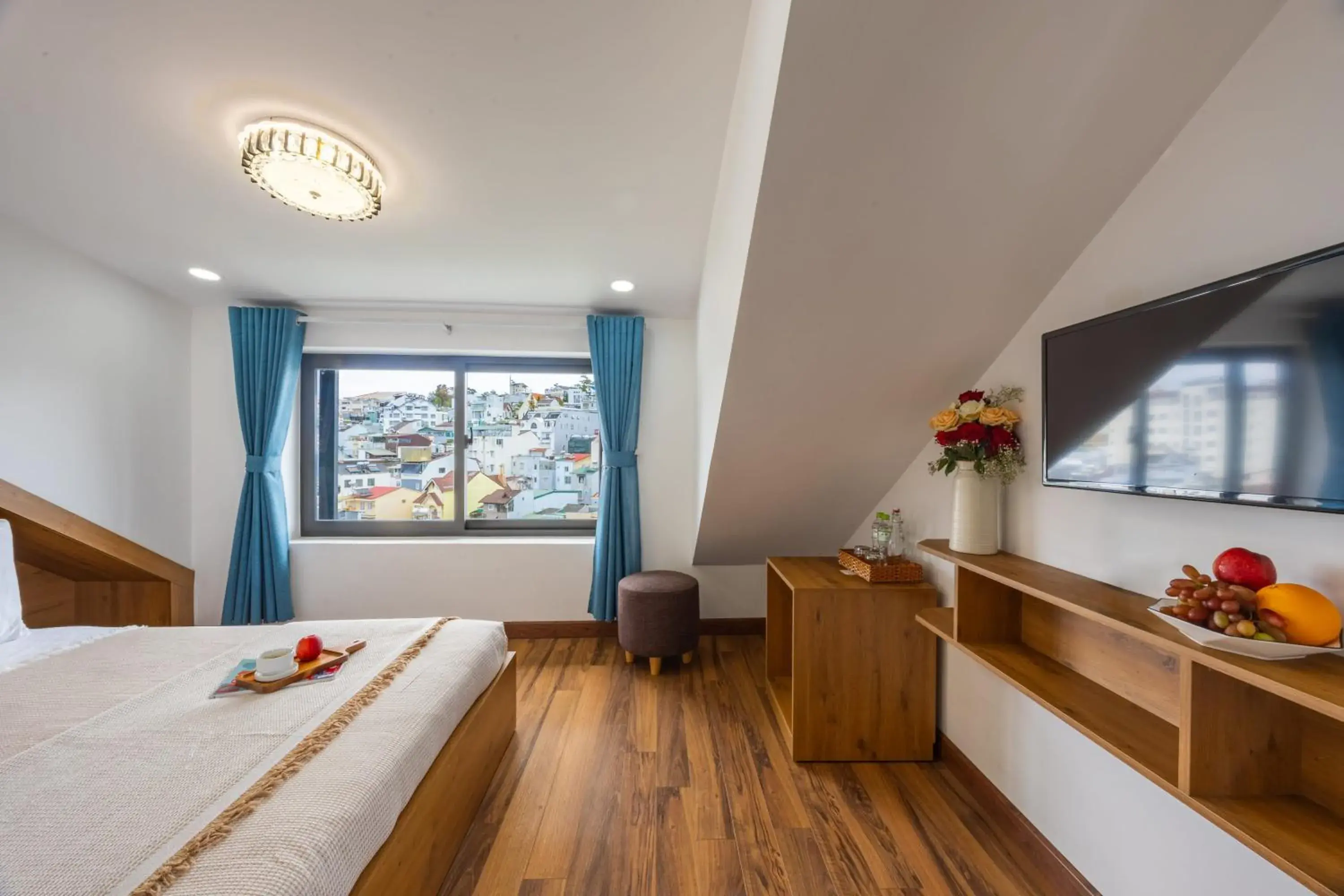 Photo of the whole room, Bed in Cherry Hotel 2 Da Lat Photo of the whole room, Bed in Cherry Hotel 2 Da Lat