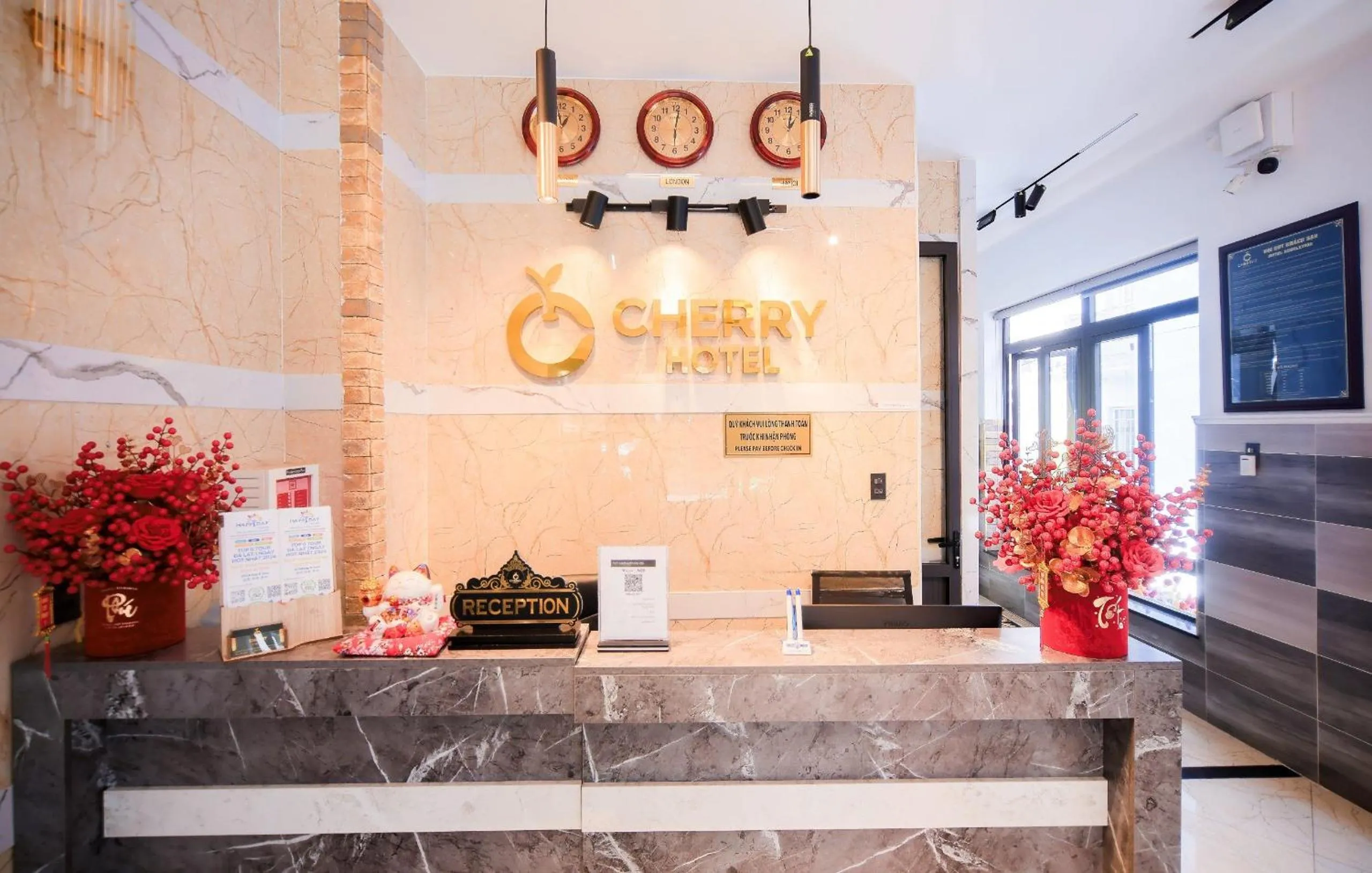 Lobby or reception in Cherry Hotel 2 Da Lat