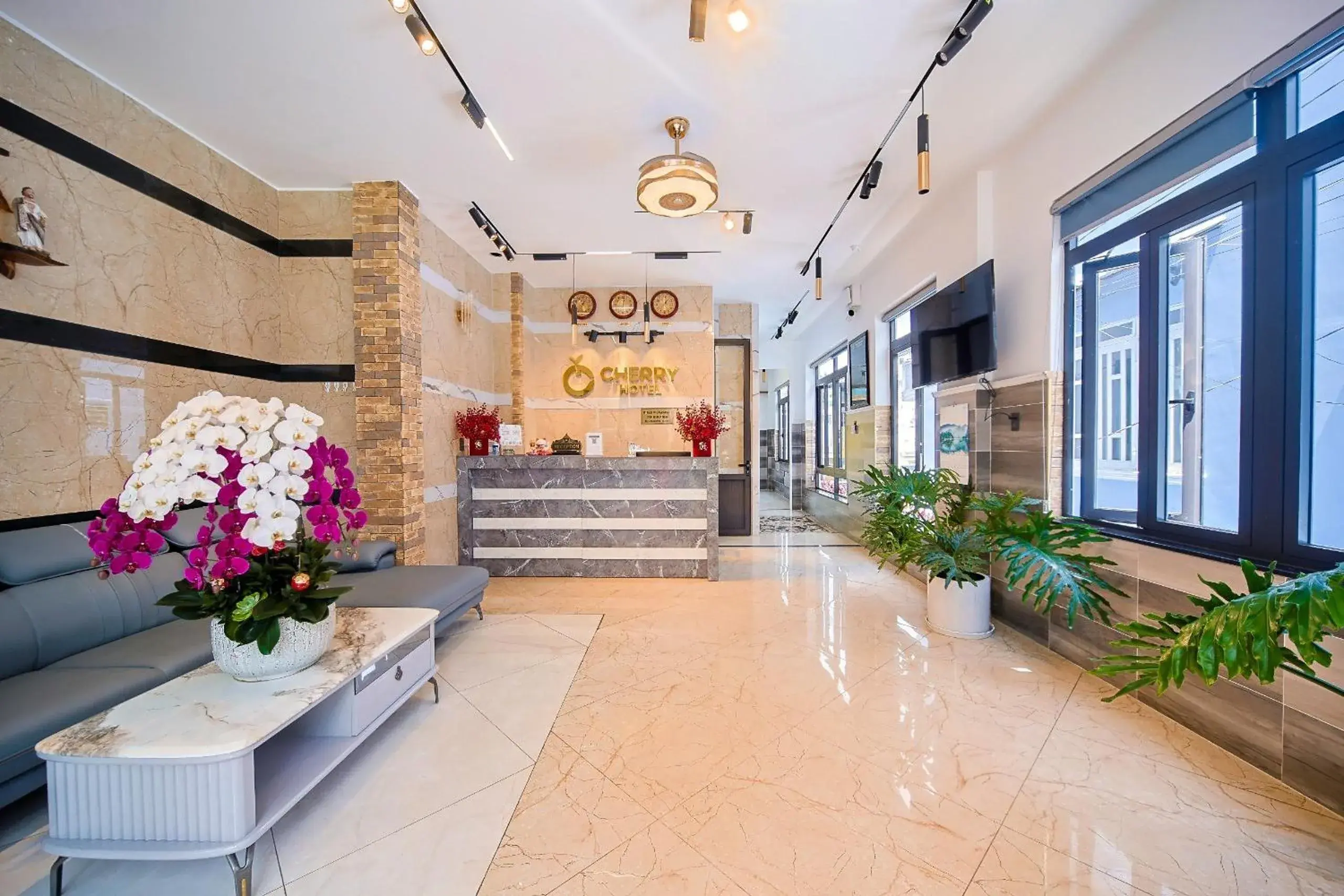 Lobby or reception in Cherry Hotel 2 Da Lat Lobby or reception in Cherry Hotel 2 Da Lat