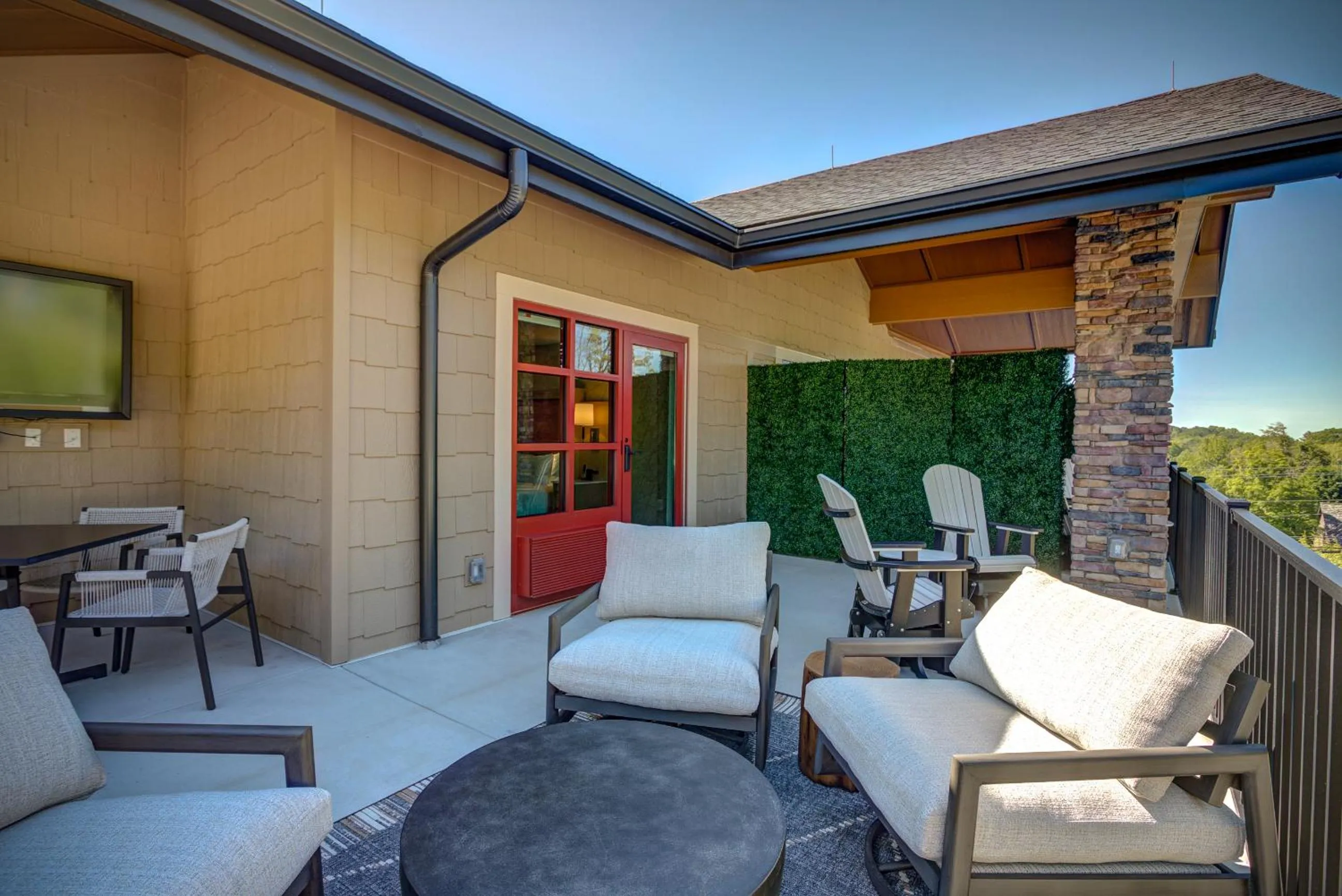 Patio in The Embers Hotel