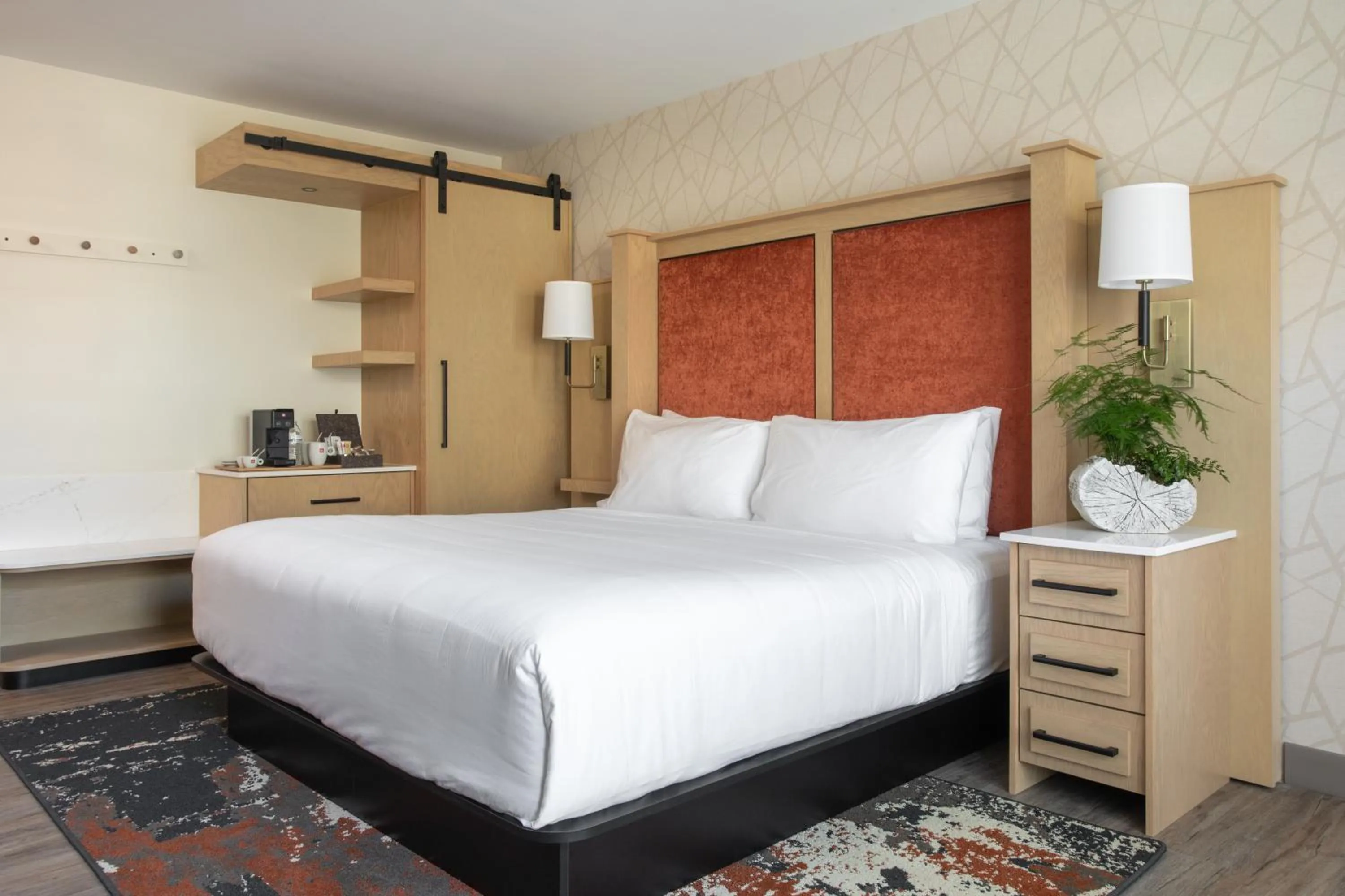 Bed in The Embers Hotel