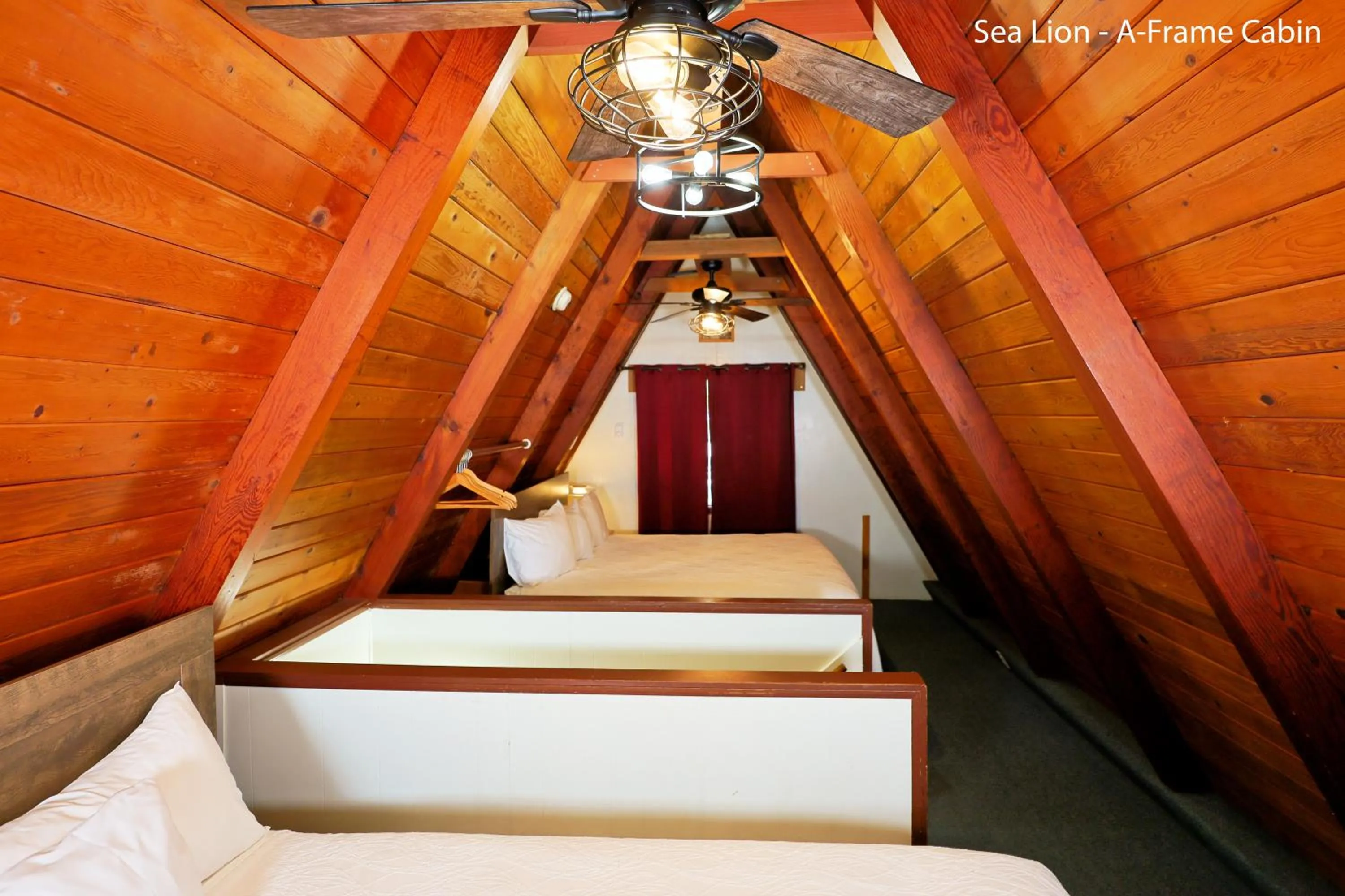 Bedroom, Bed in Park Motel and Cabins